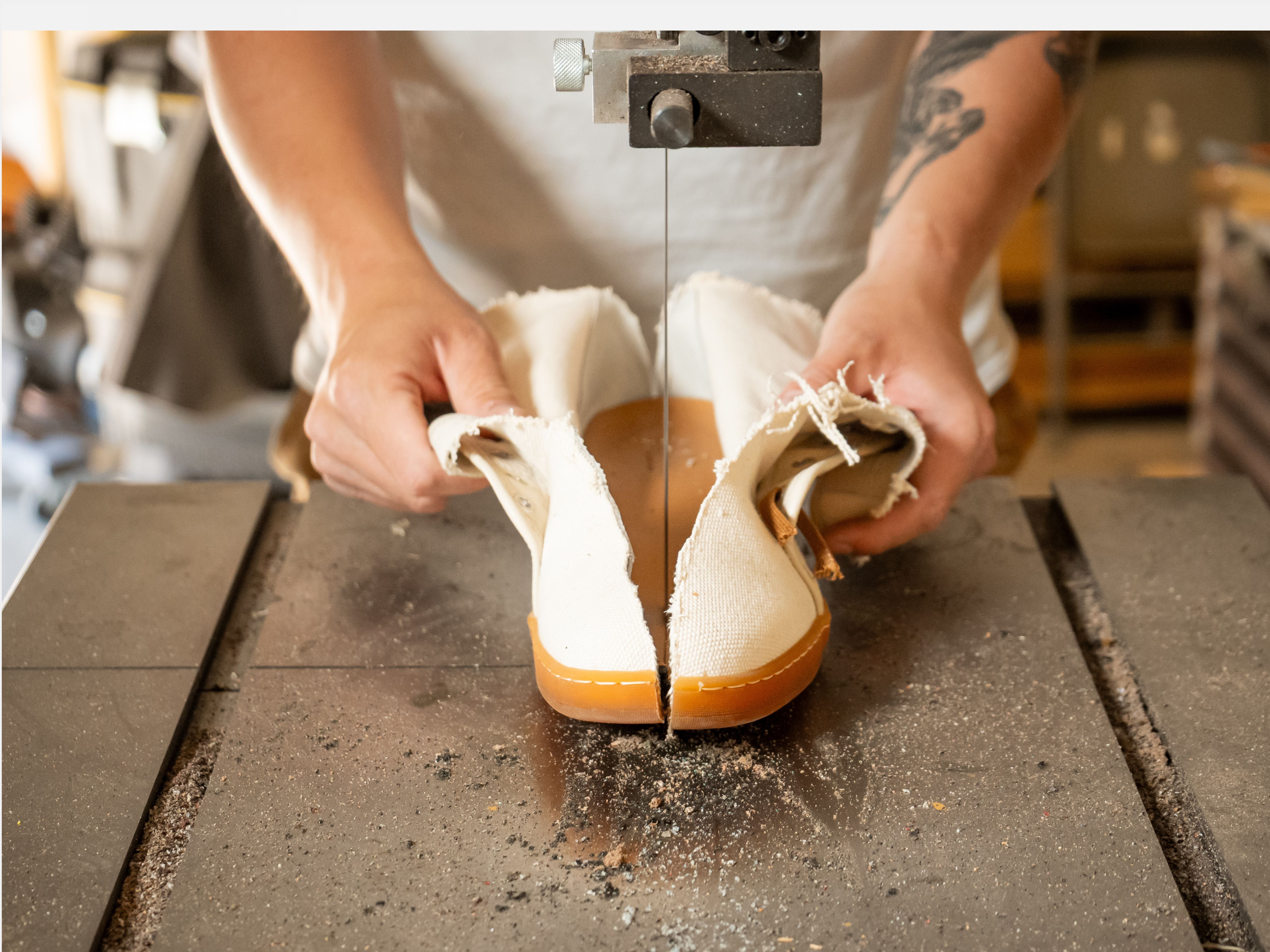 THE WORLDS THICKEST CANVAS SNEAKER - CANVAS SMUGS