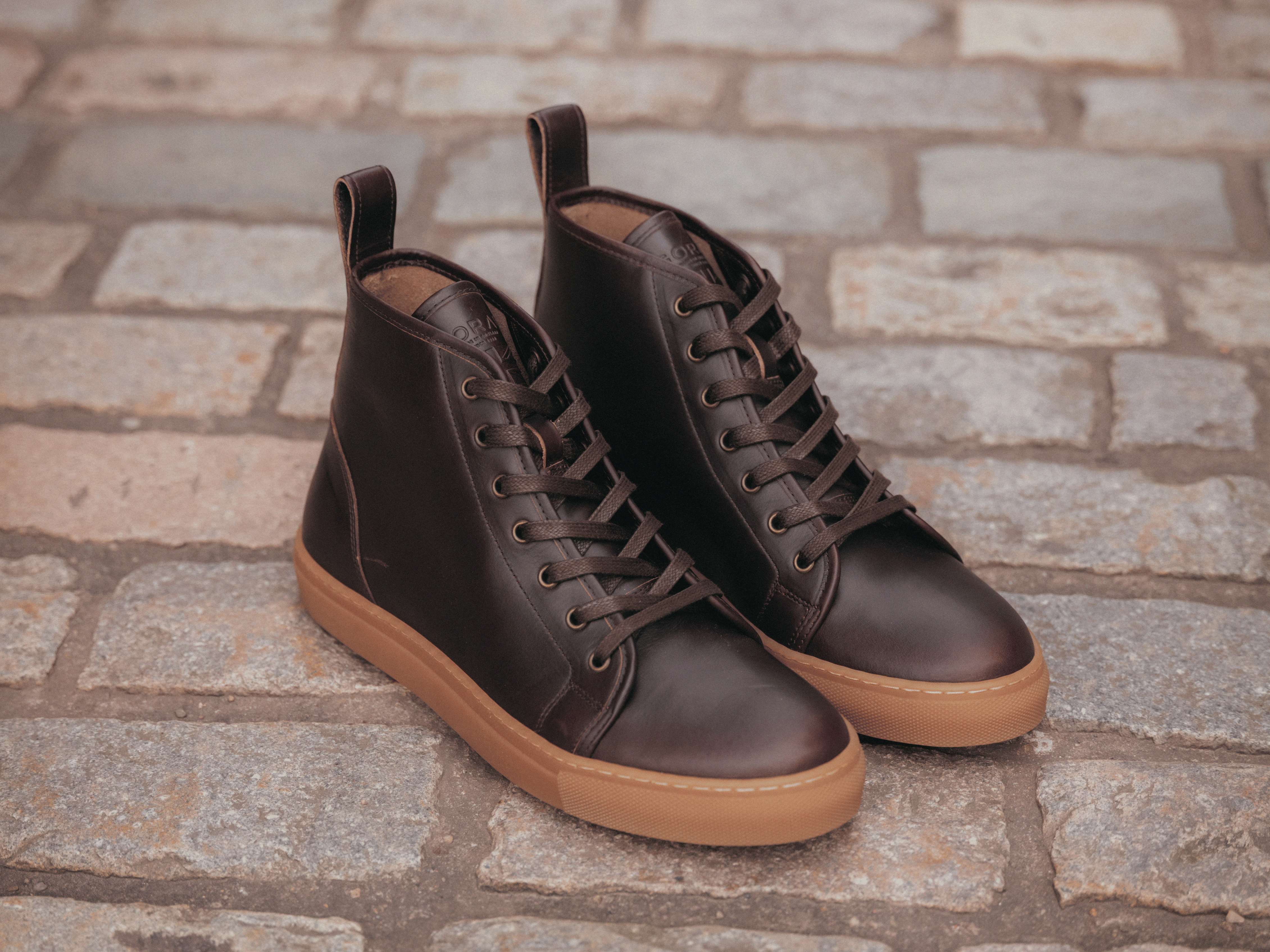 Rose Anvil X GORAL SMUGS High Top Sneaker 2.0 - Horween Dark Brown PRE-ORDER