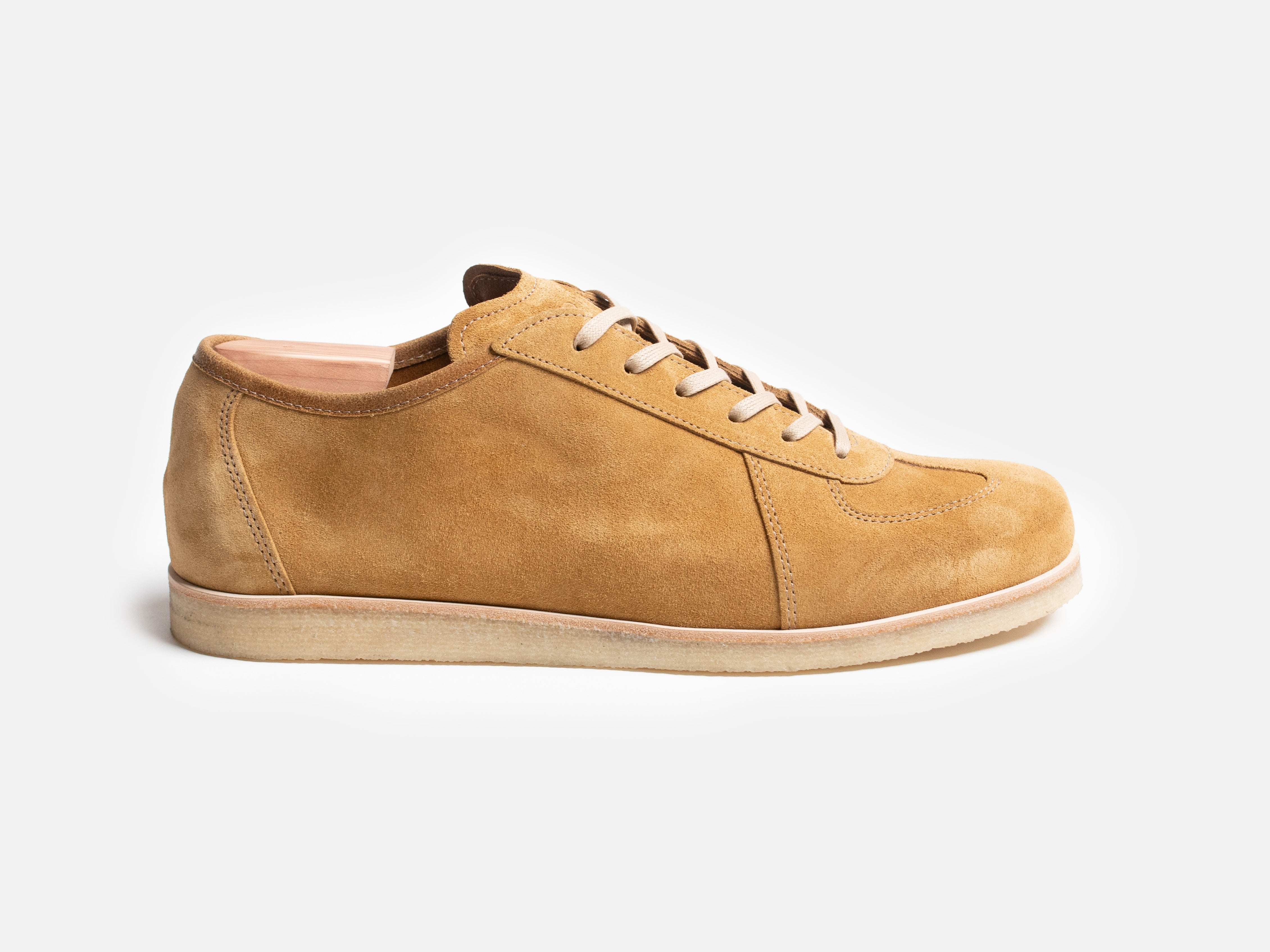 The Roma Crepe - Opera Go Rain Tan Leather Low Top GAT Sneaker - GORAL