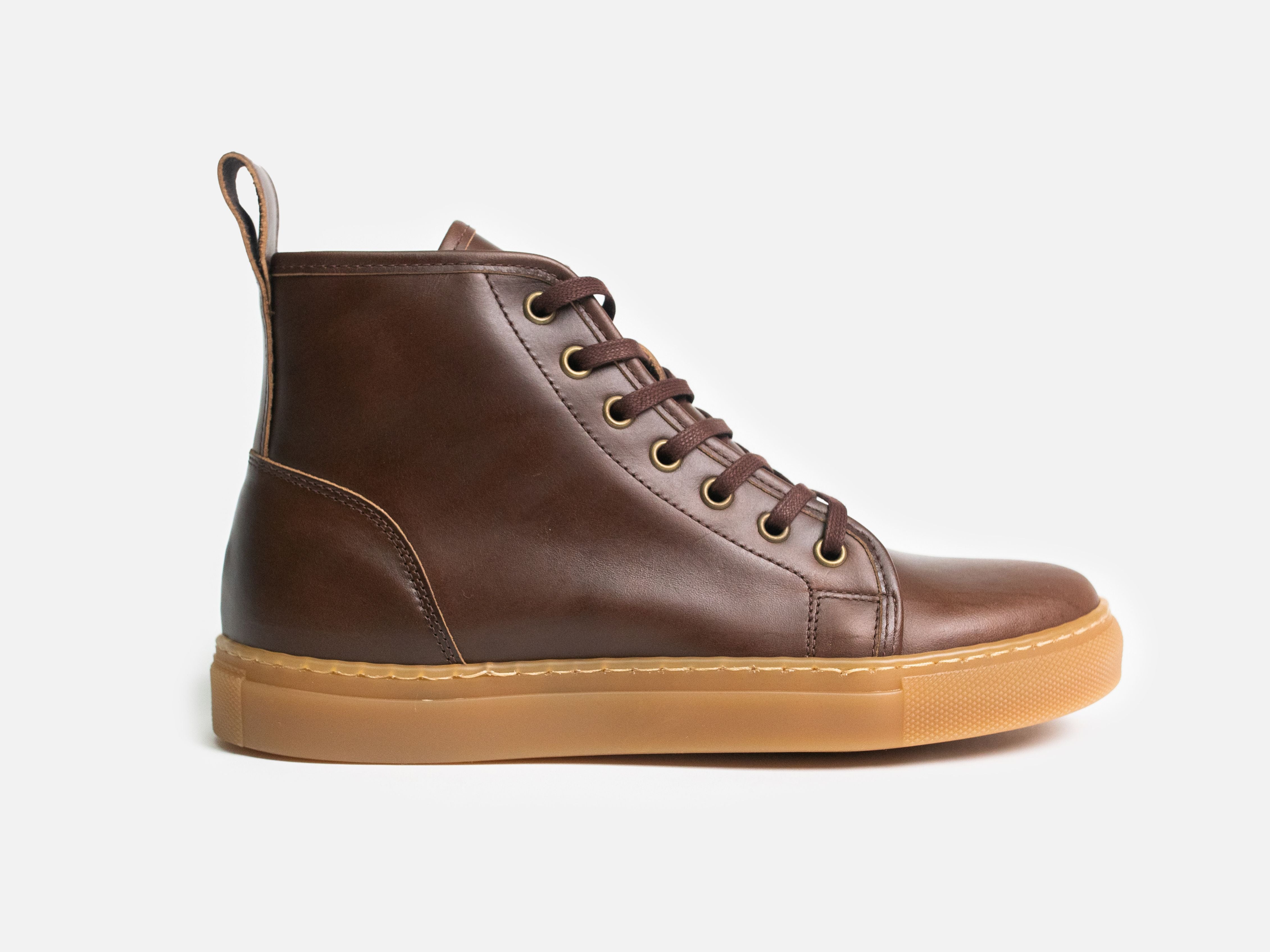 EYAM High Top Sneaker - Charles F Stead Beaumont Natural Brown (Womens) - GORAL