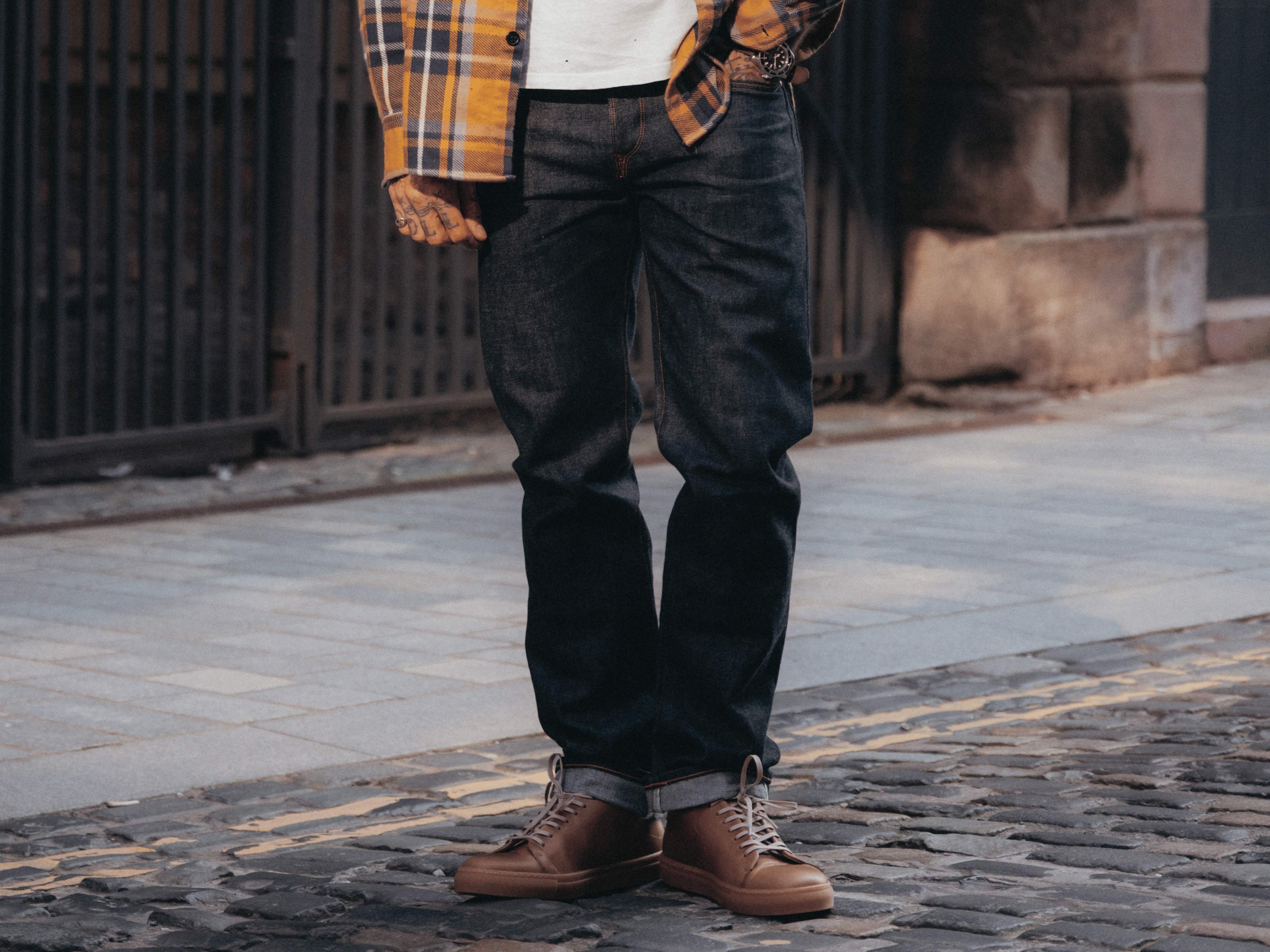 The Mellor II Sneaker - Horween Natural Leather Ready To Ship