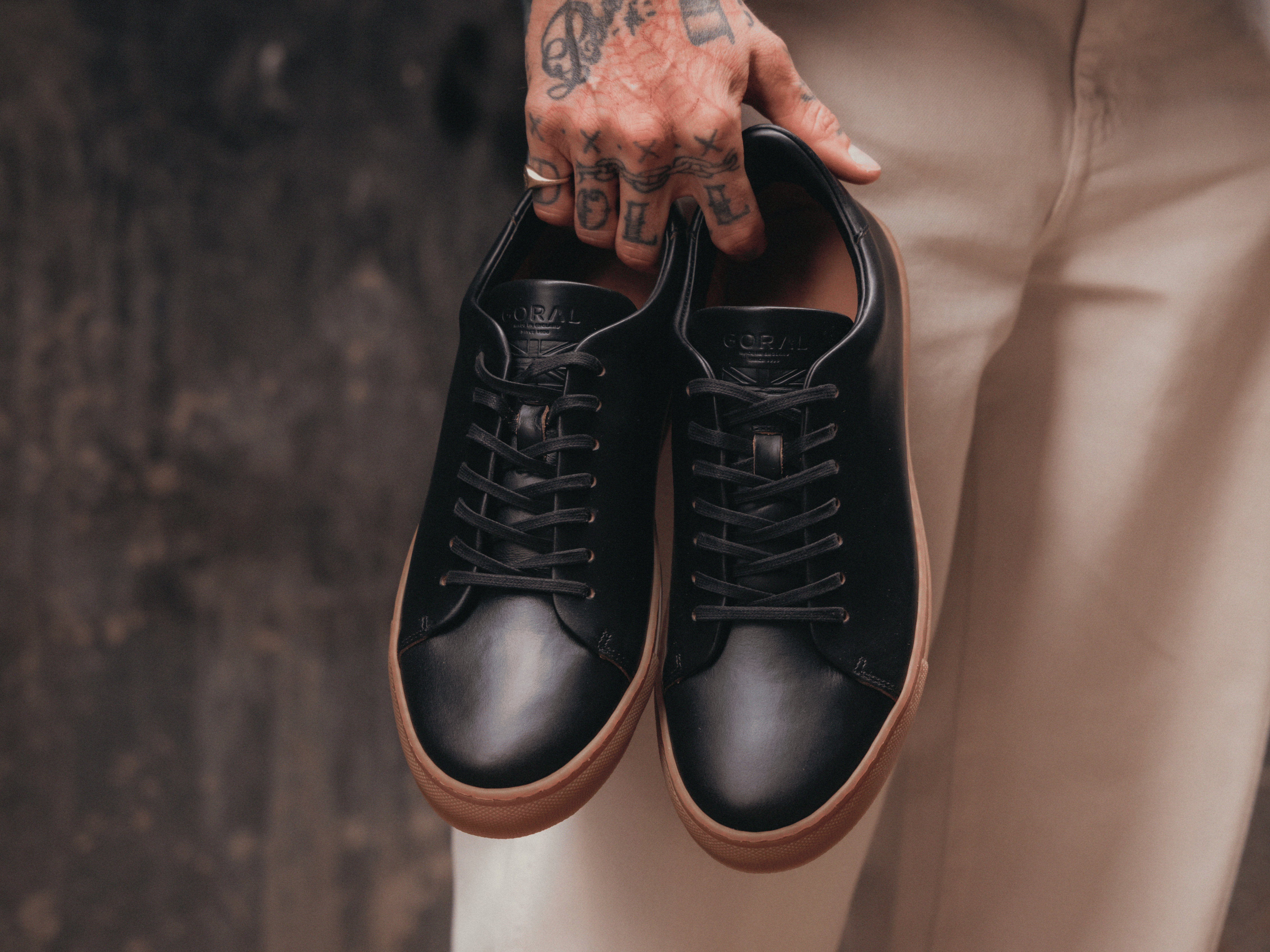 The Mellor II Sneaker - Horween Black Leather Ready To Ship - GORAL