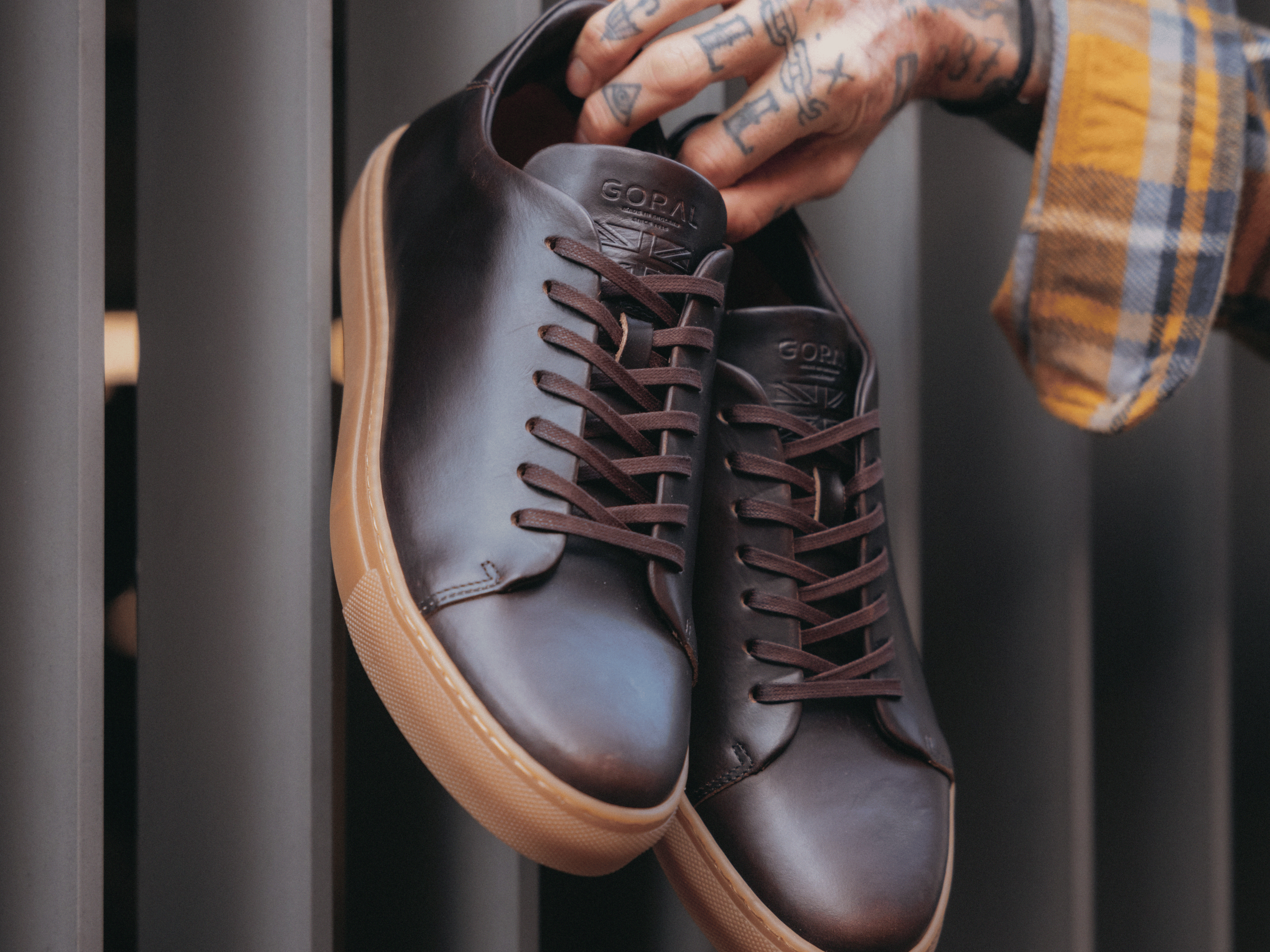 The Mellor II Sneaker - Horween Dark Brown Leather - GORAL