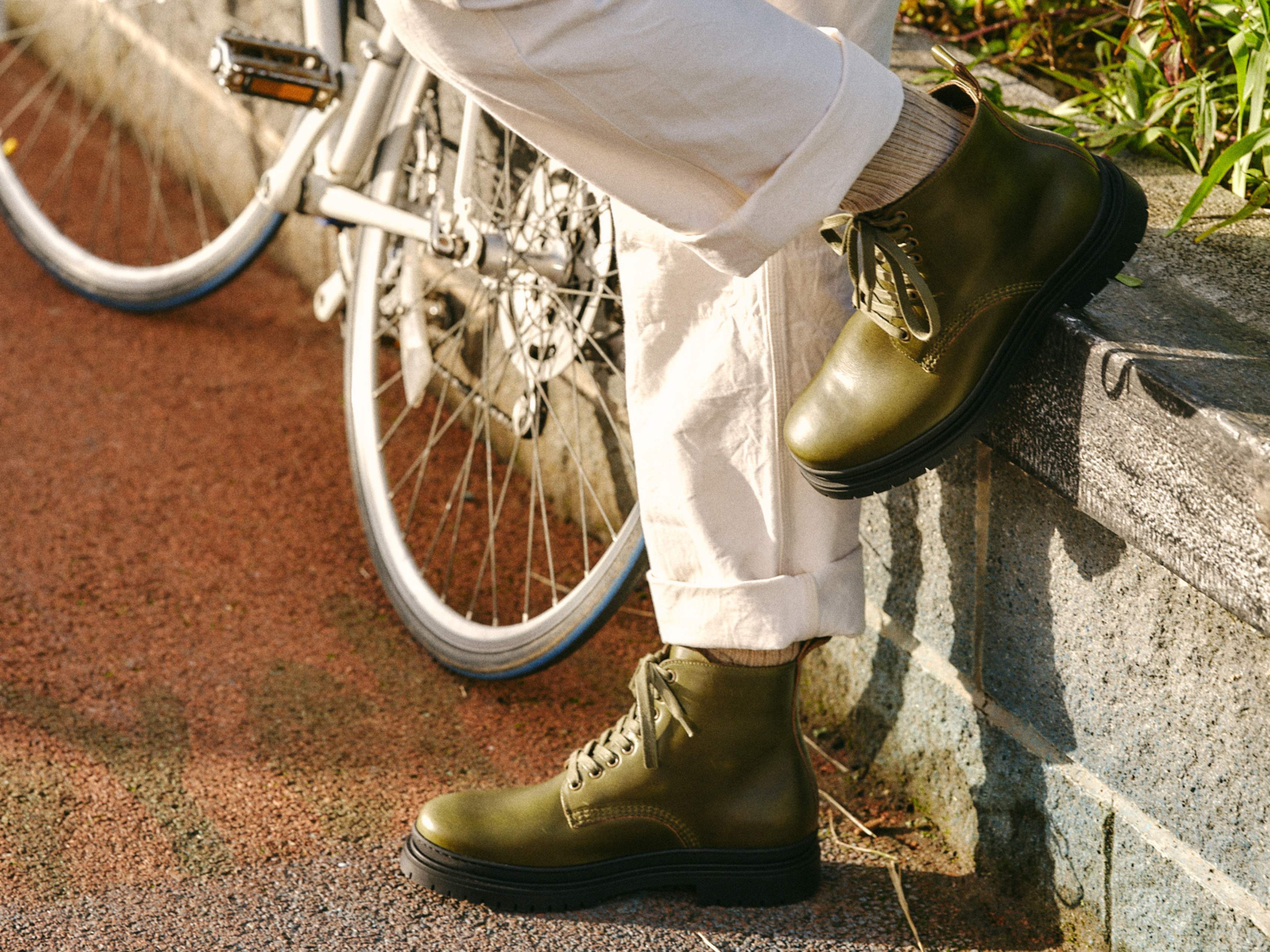 The Sharman Boot - Horween Forest Green Leather - GORAL
