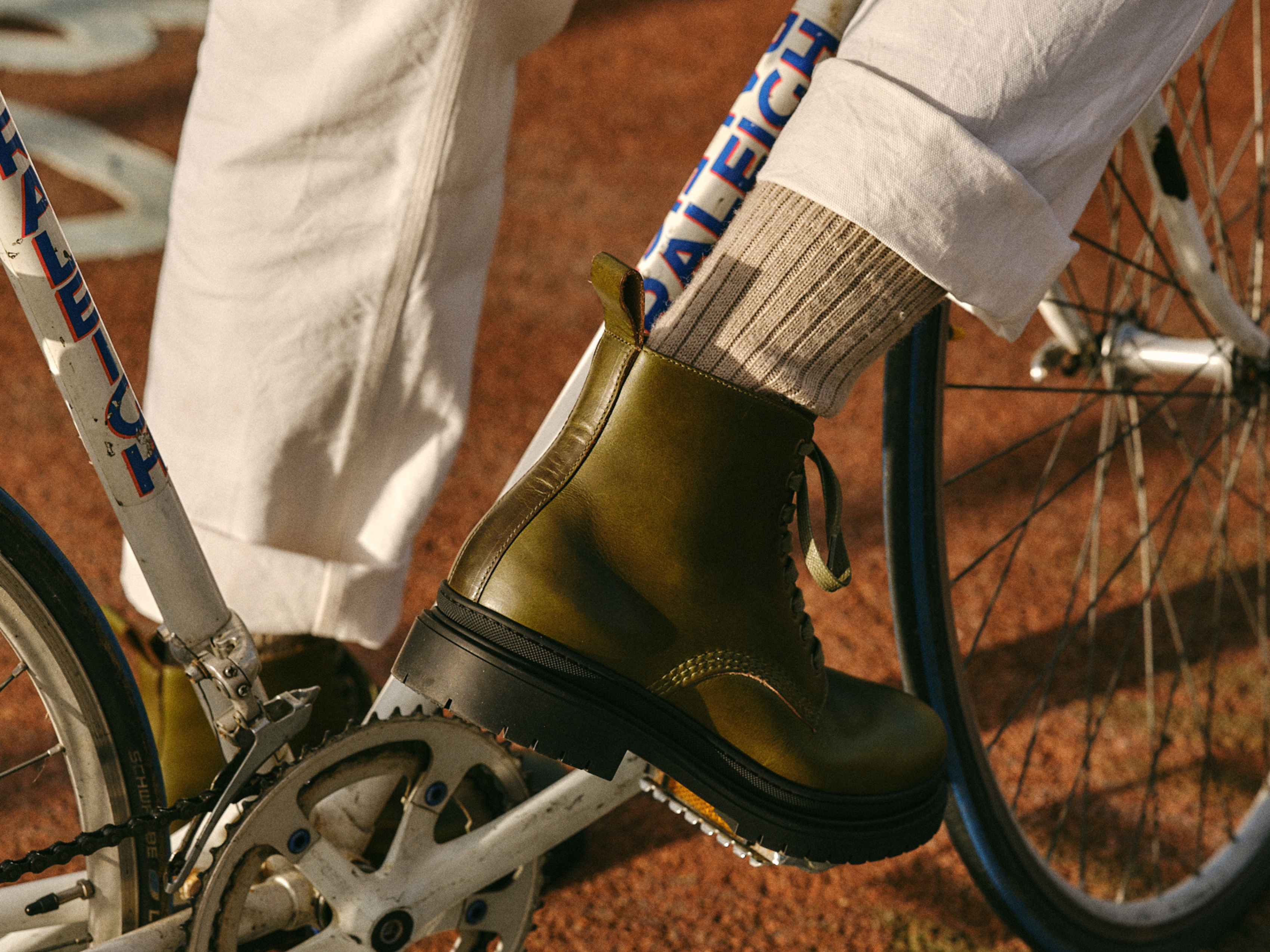 The Sharman Boot - Horween Forest Green Leather - GORAL