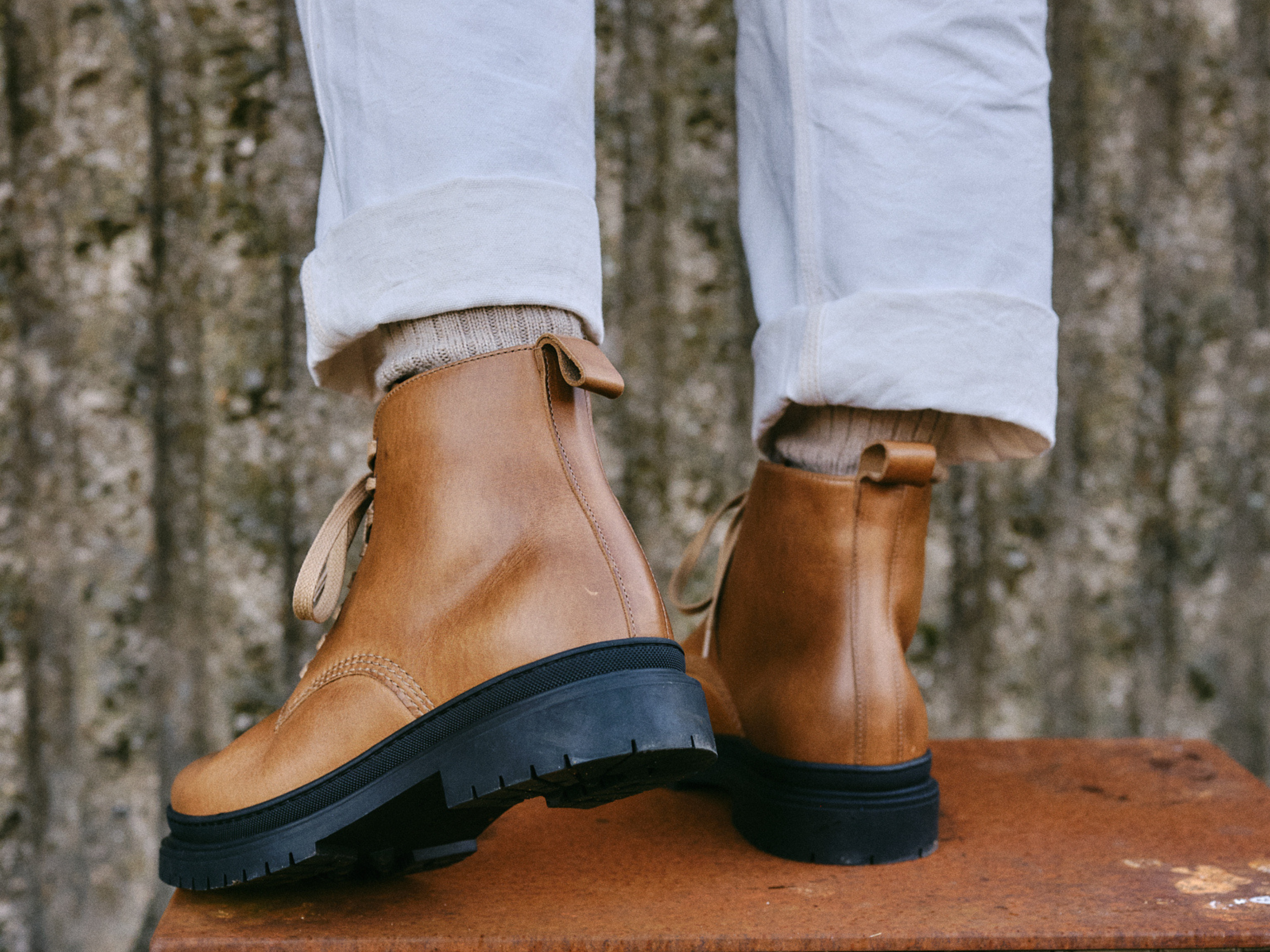 The Sharman Boot - Horween Natural Leather - GORAL