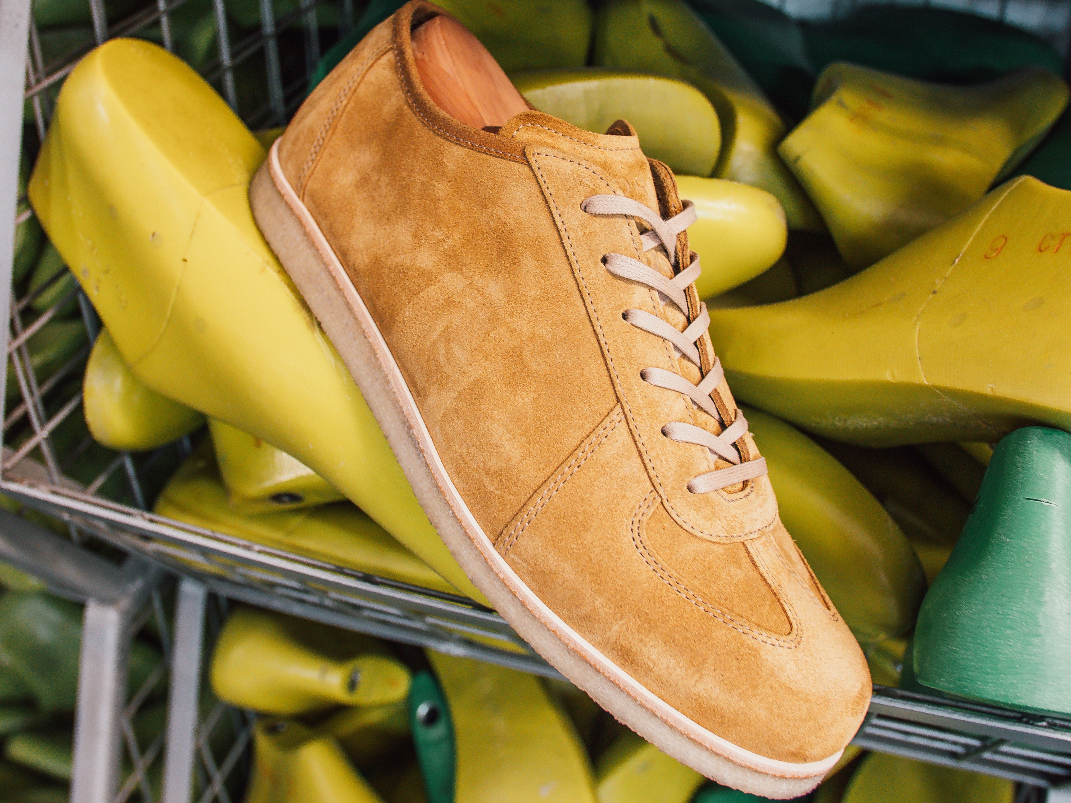 The Roma Crepe - Opera Go Rain Tan Leather Low Top GAT Sneaker - GORAL