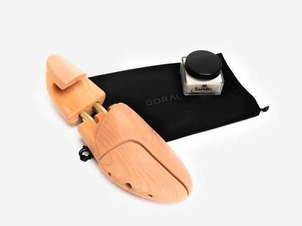 Essentials Care Bundle - Cedar Shoe Trees & Renovator Cream - GORAL