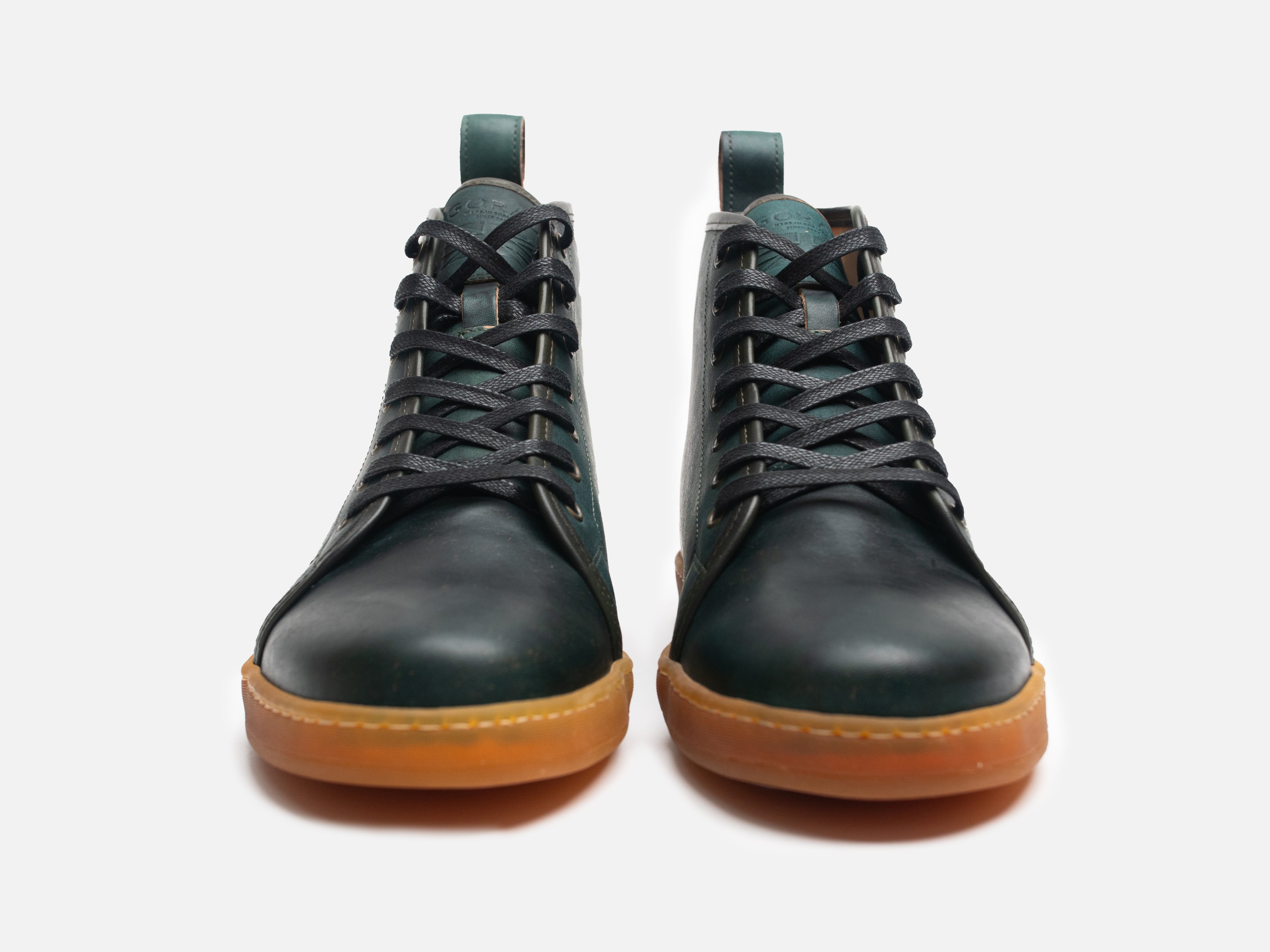 Rose Anvil X GORAL SMUGS High Top Sneaker 2.0 - Shell Cordovan Reverse Black - GORAL