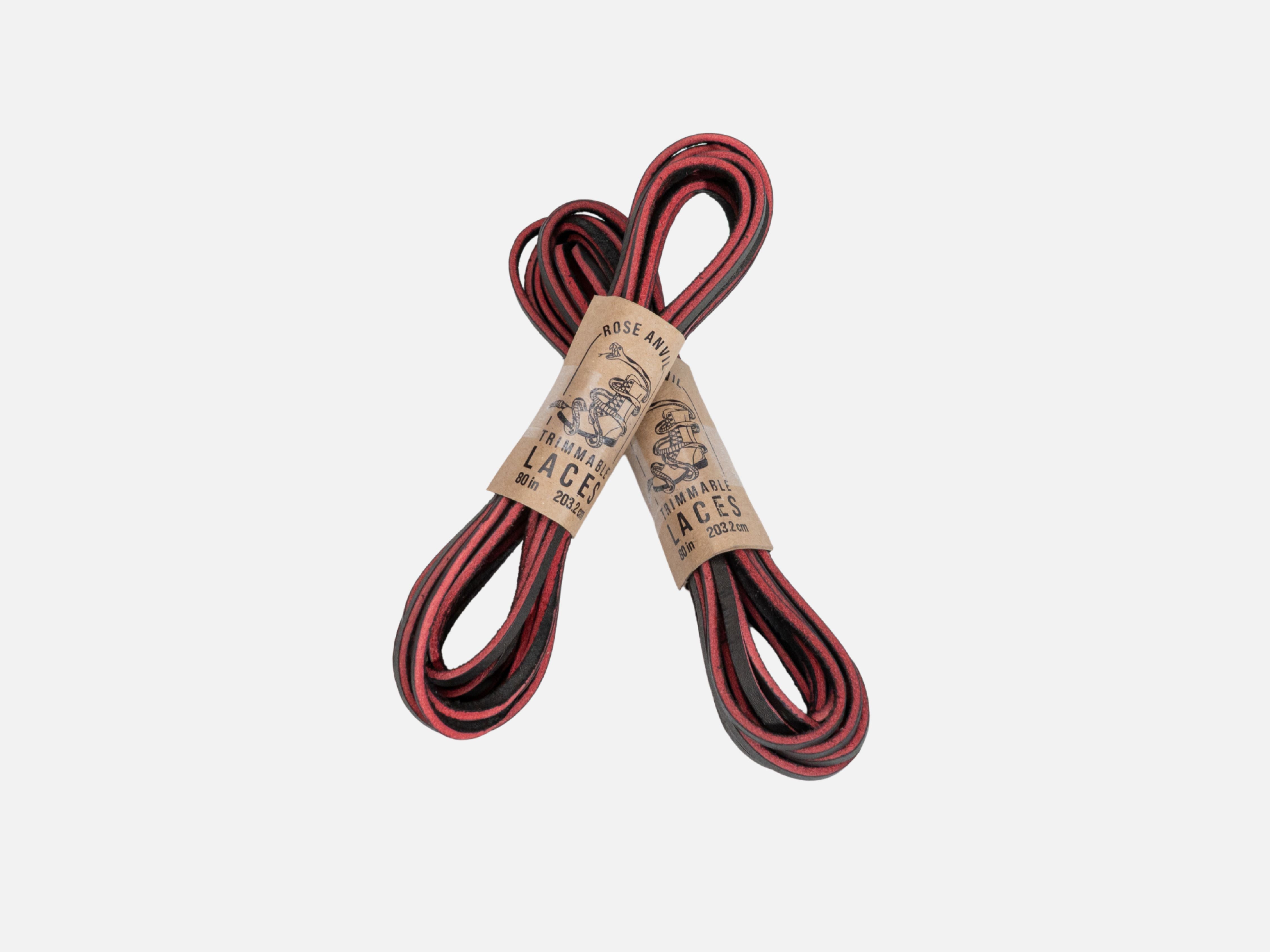 Blood Core Leather Laces - 203cm - GORAL