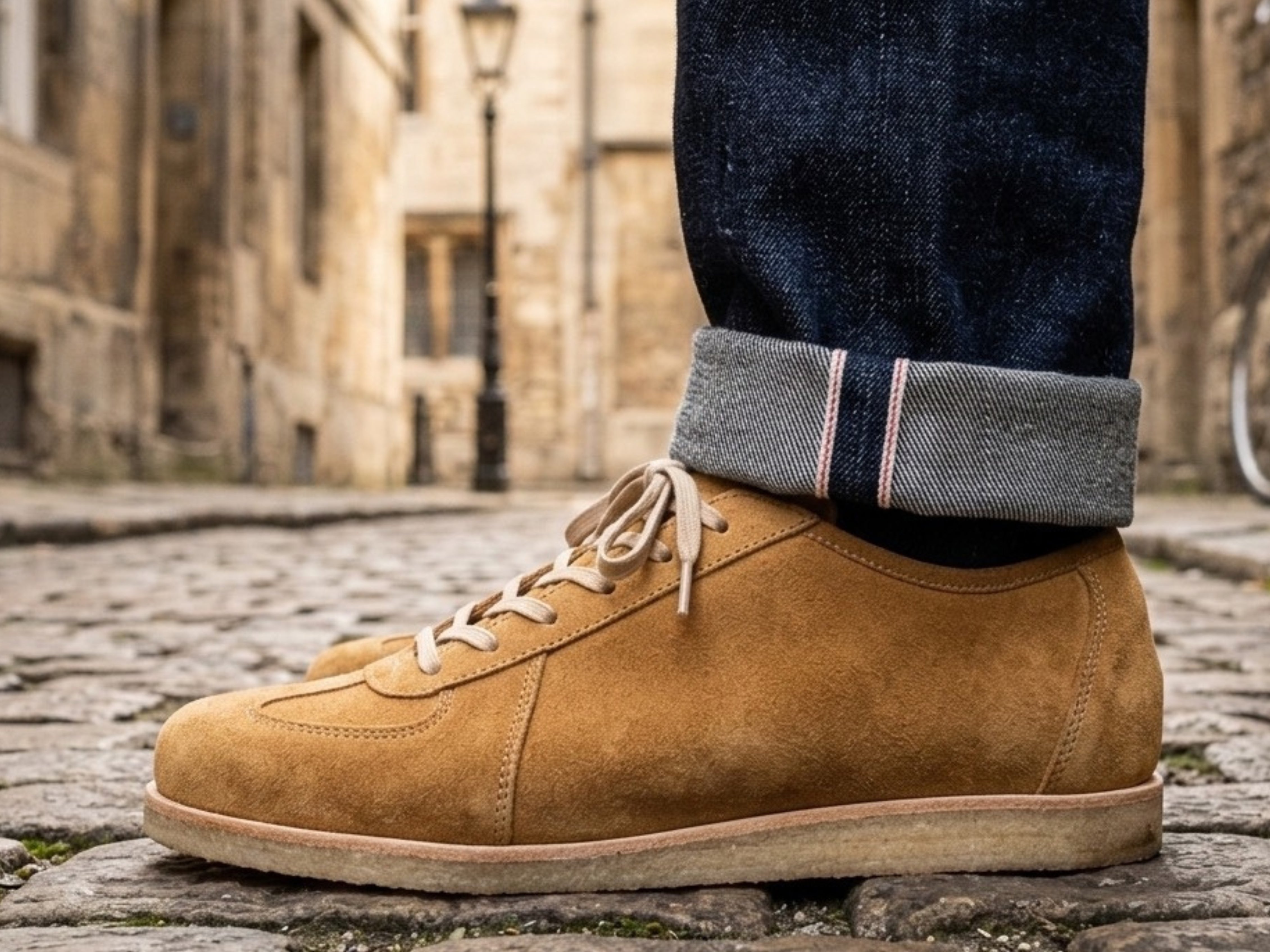 The Roma Crepe - Opera Go Rain Tan Leather Low Top GAT Sneaker