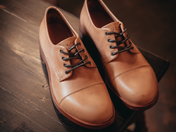 The CASTLETON Shoe - Horween Naturtal Leather - GORAL