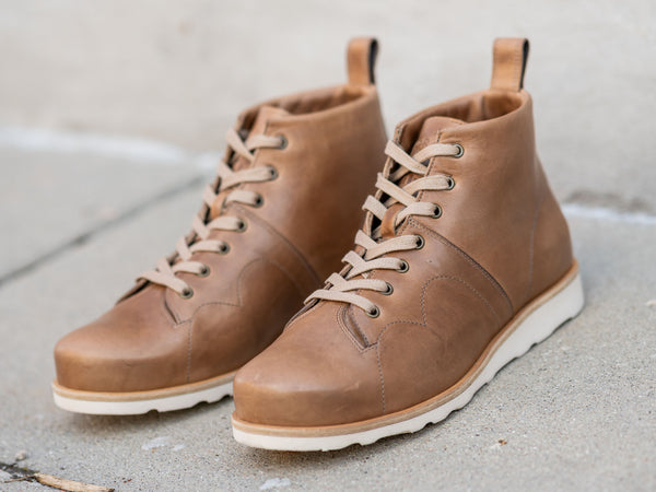 GORAL x Rose Anvil Monkey Boots - Horween Chromexcel Natural Leather - GORAL