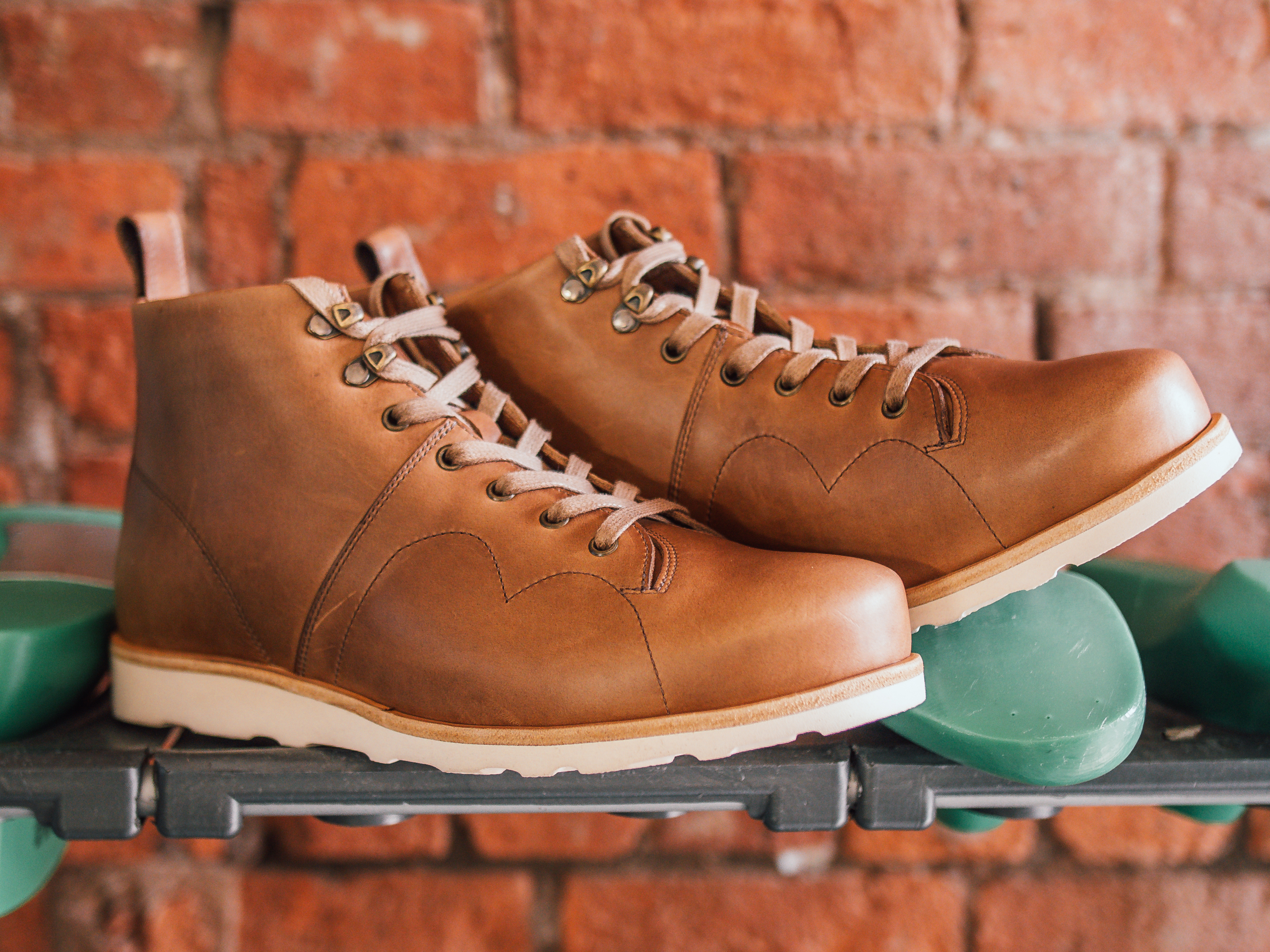 GORAL x Rose Anvil Monkey Boots - Horween Chromexcel Natural Leather - PRE ORDER - GORAL