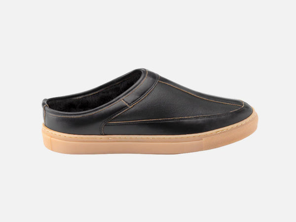 Rose Anvil x GORAL SLUGGS Slip On Shoes - Horween Black Leather PRE-ORDER - GORAL