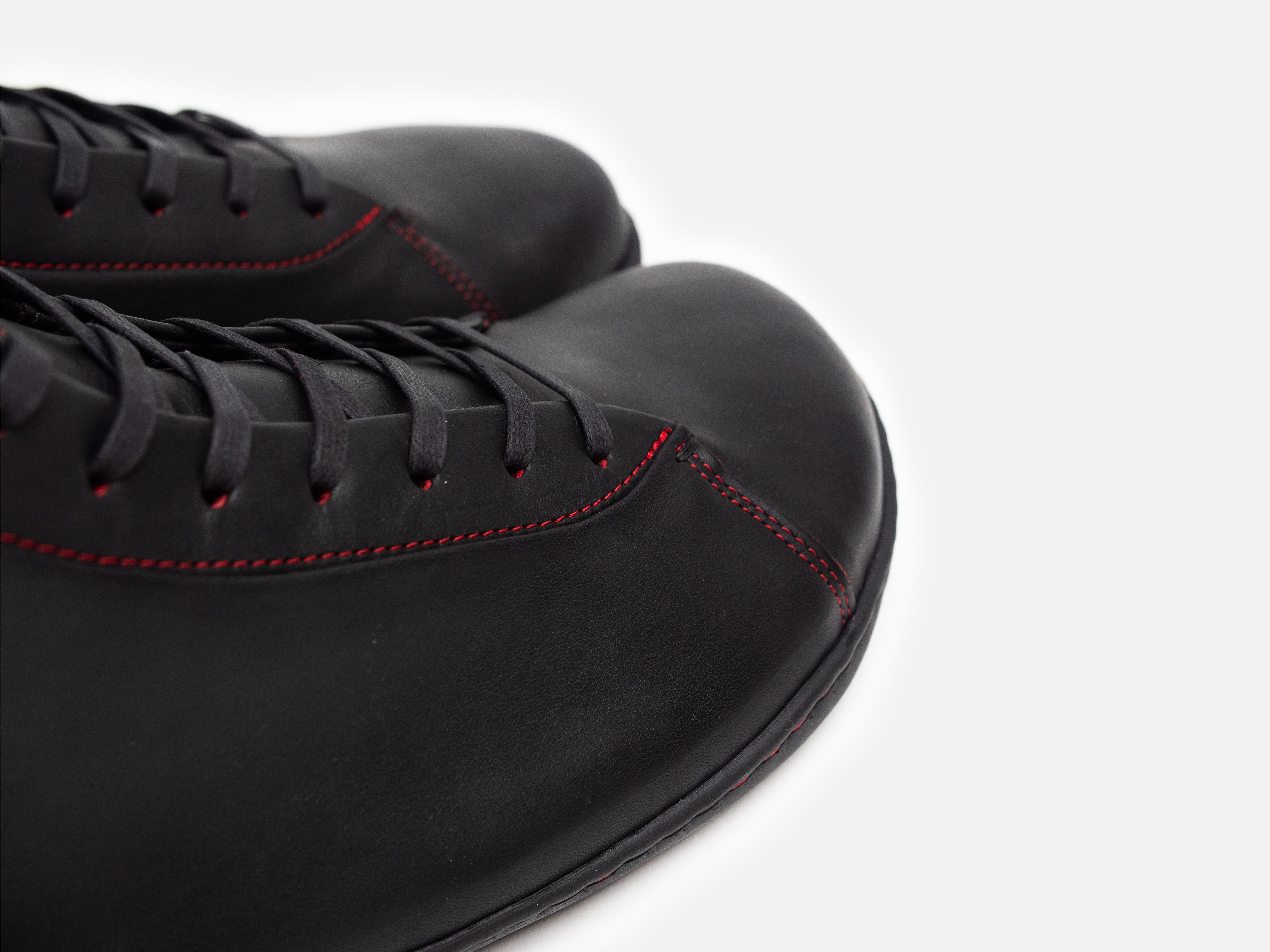 Rose Anvil X GORAL SMUGS Barefoot High Top Blood Core Leather Sneaker PRE-ORDER - GORAL