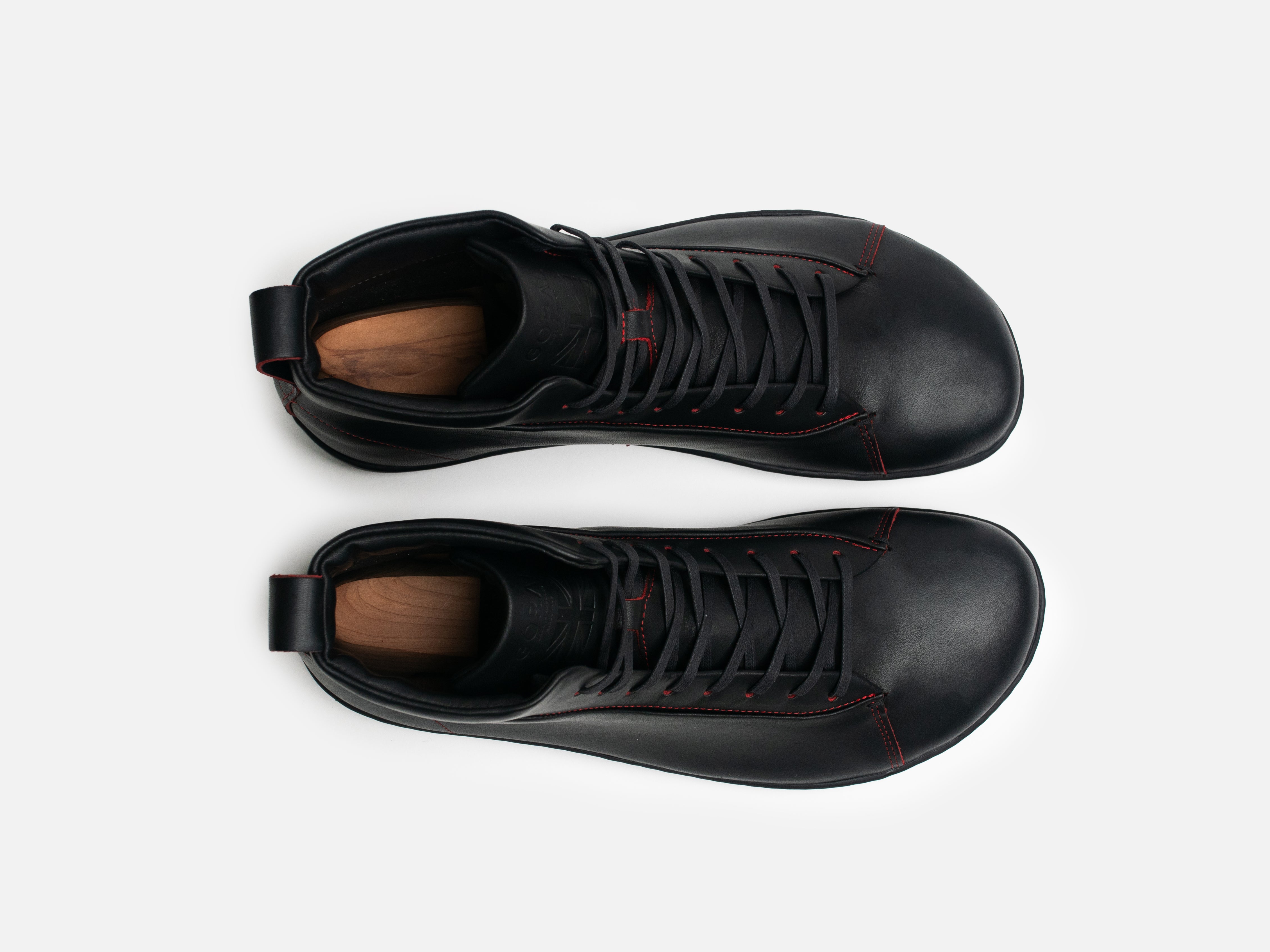 Rose Anvil X GORAL SMUGS Barefoot High Top Blood Core Leather Sneaker PRE-ORDER - GORAL