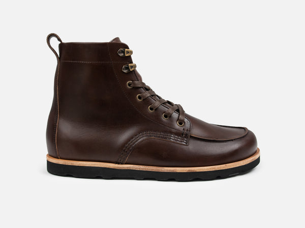 Barefoot Apron Boot - Dark Brown Horween Chromexcel Leather - GORAL