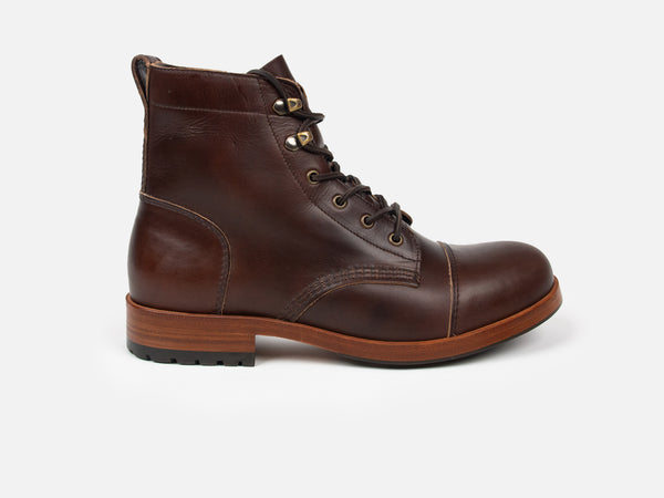 The MATLOCK Service Boot - Horween Dark Brown Leather - GORAL