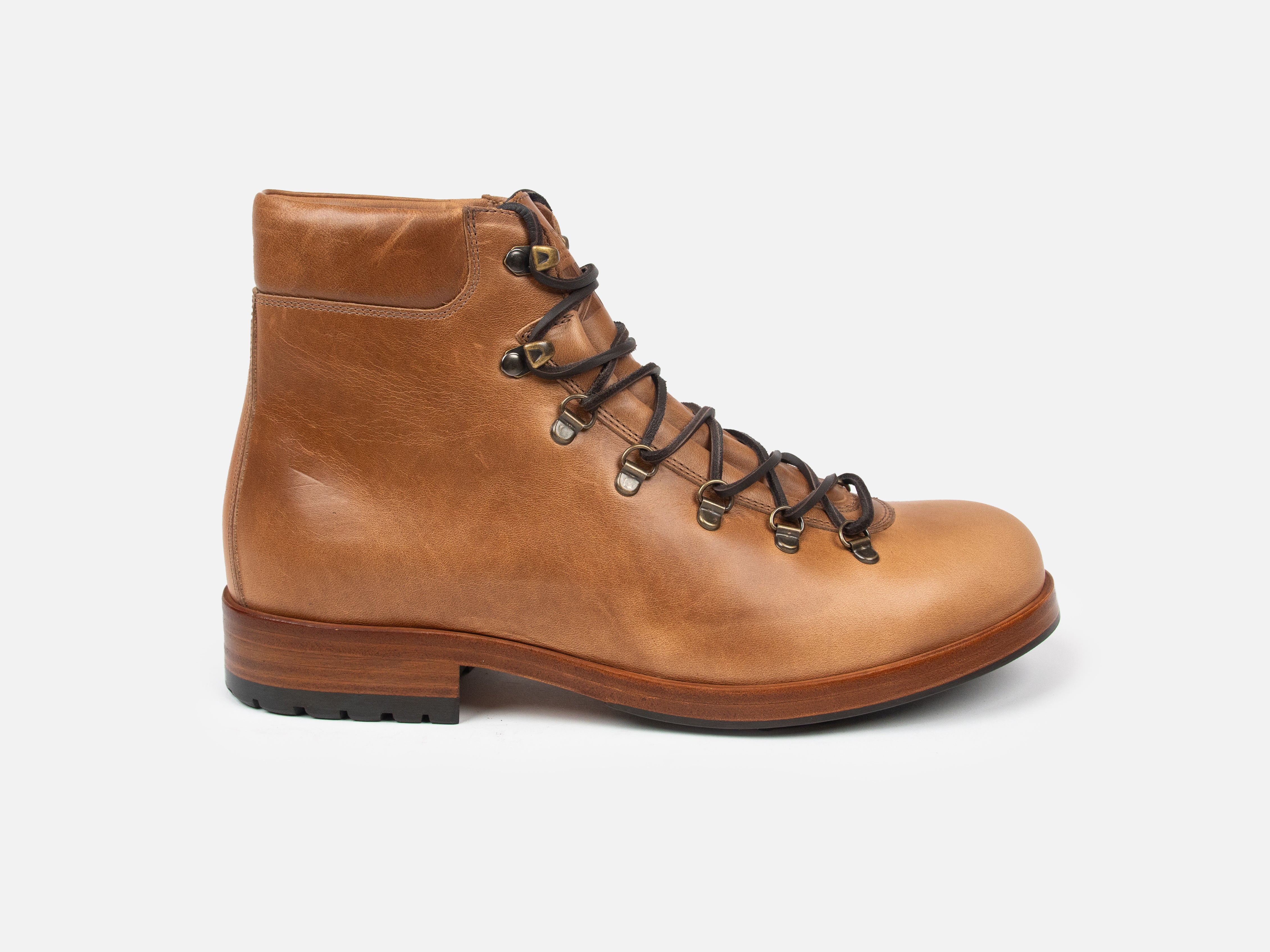 The HAROLD Hiking Boot - Horween Natural Leather - GORAL