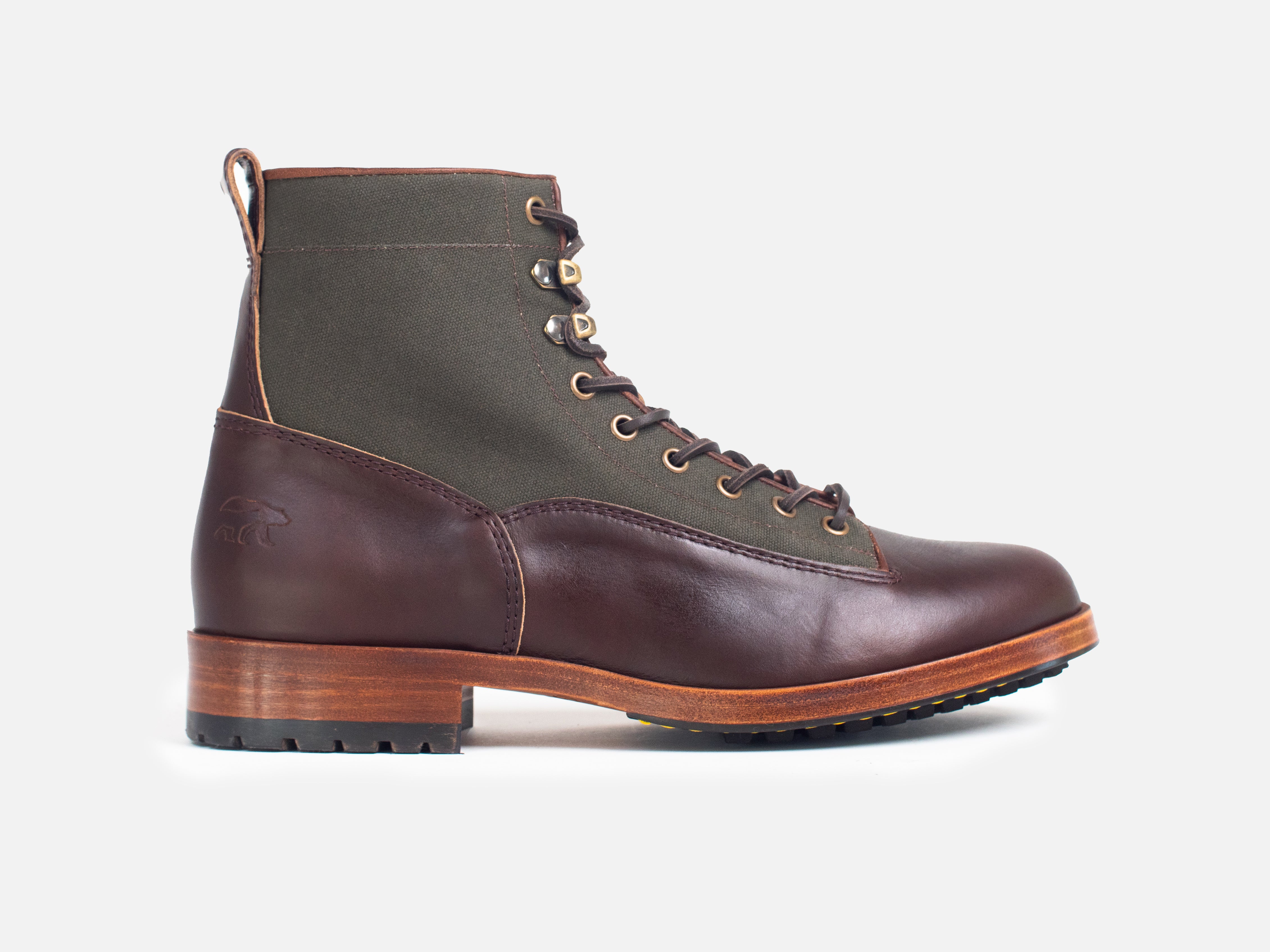 BRAE - Bear & Wolf Co x GORAL Service Boot - Horween Dark Brown Leather