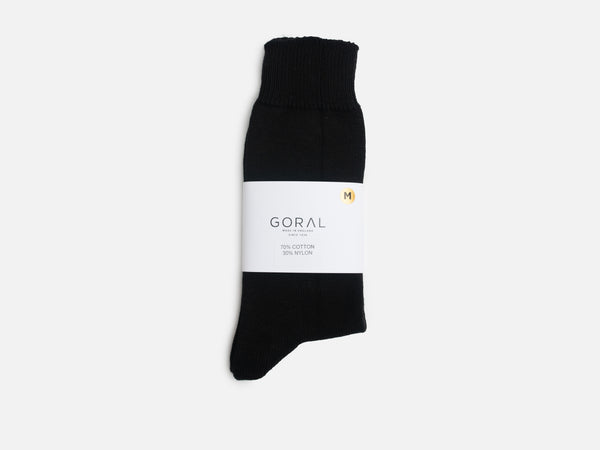 Black Thin Boot Socks - GORAL