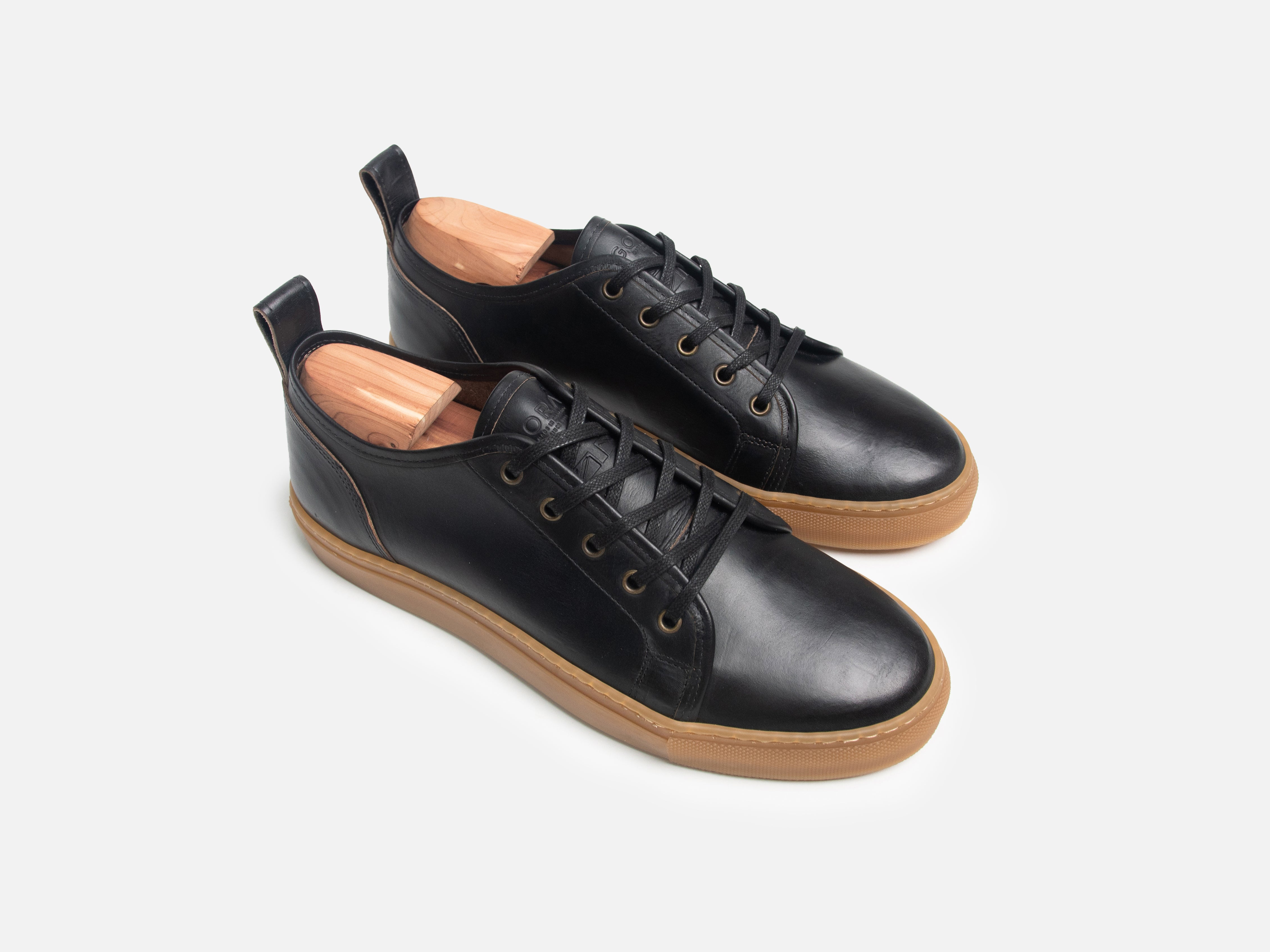 Rose Anvil X GORAL SMUGS Low Top Sneaker - Horween Black PRE-ORDER - GORAL