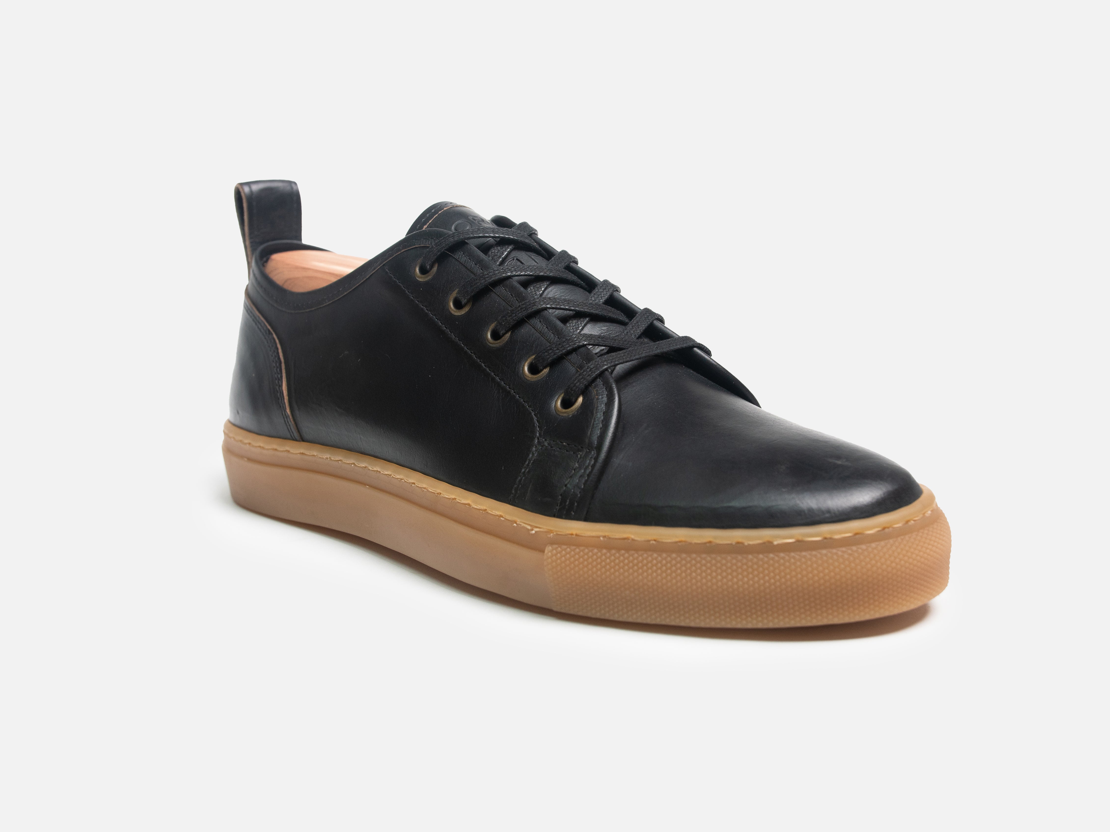 Rose Anvil X GORAL SMUGS Low Top Sneaker - Horween Black PRE-ORDER - GORAL