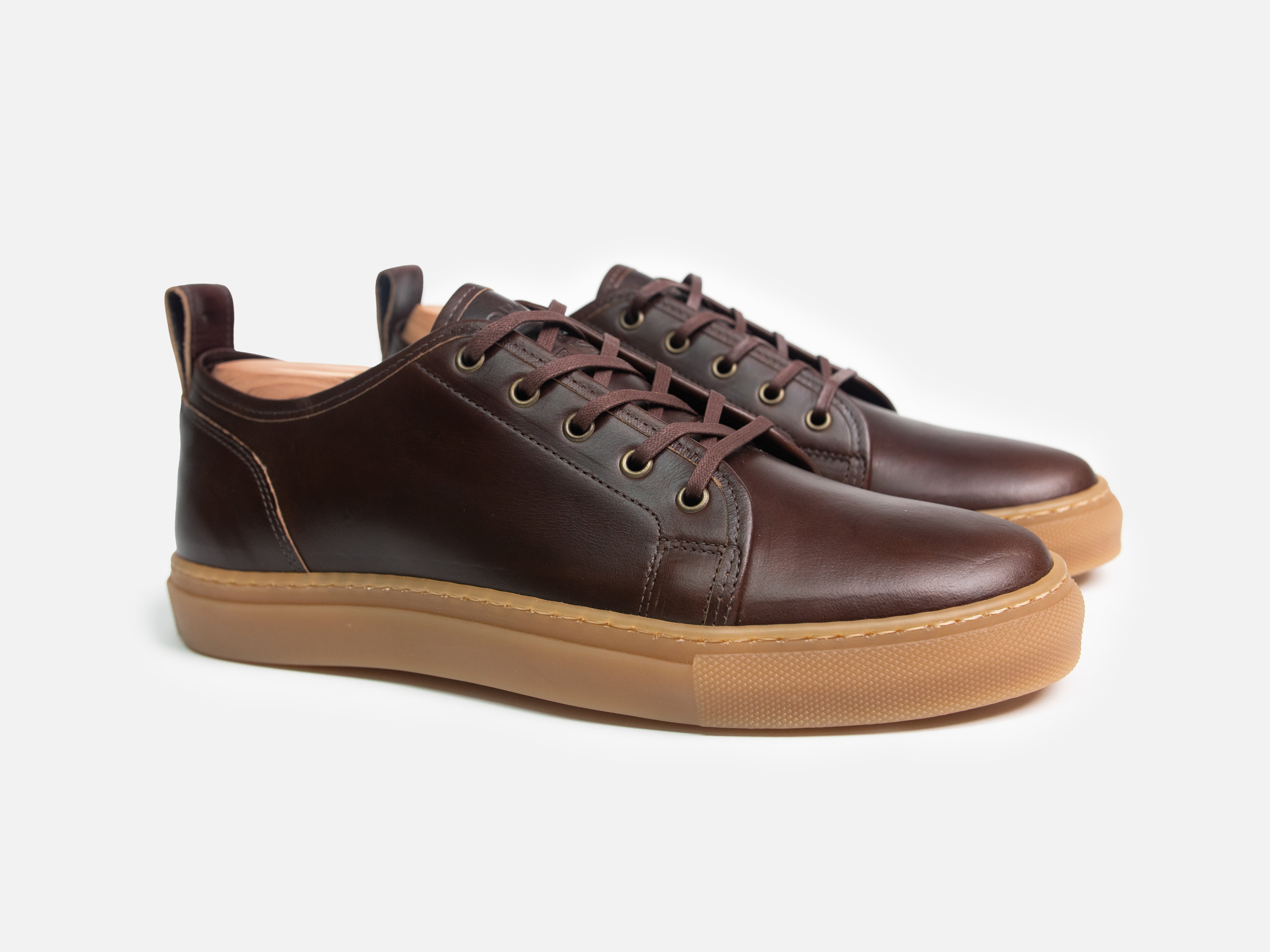Rose Anvil X GORAL SMUGS Low Top Sneaker - Horween Brown PRE-ORDER - GORAL