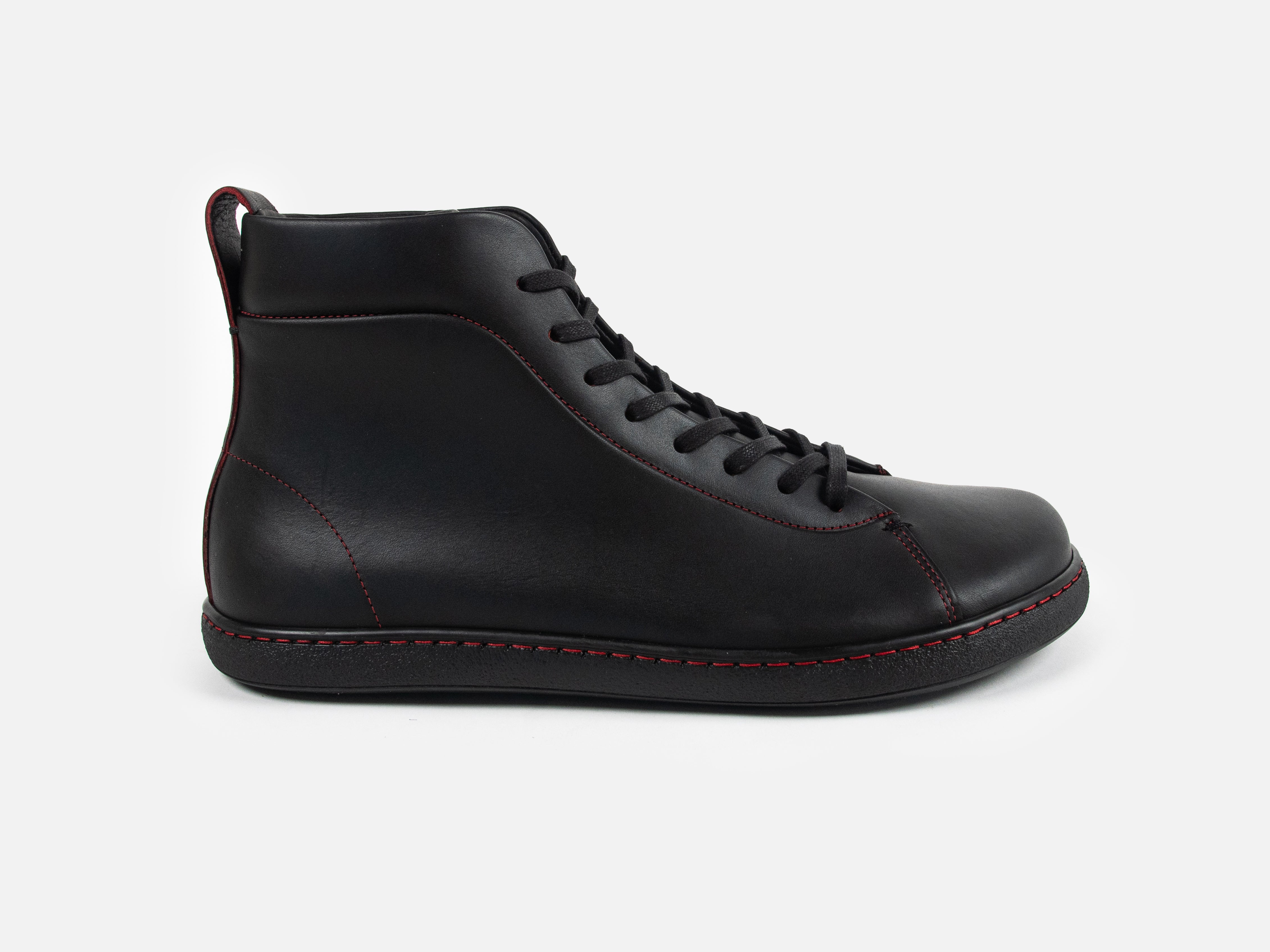 WALKLEY Barefoot High Top Blood Core Leather Sneaker - GORAL