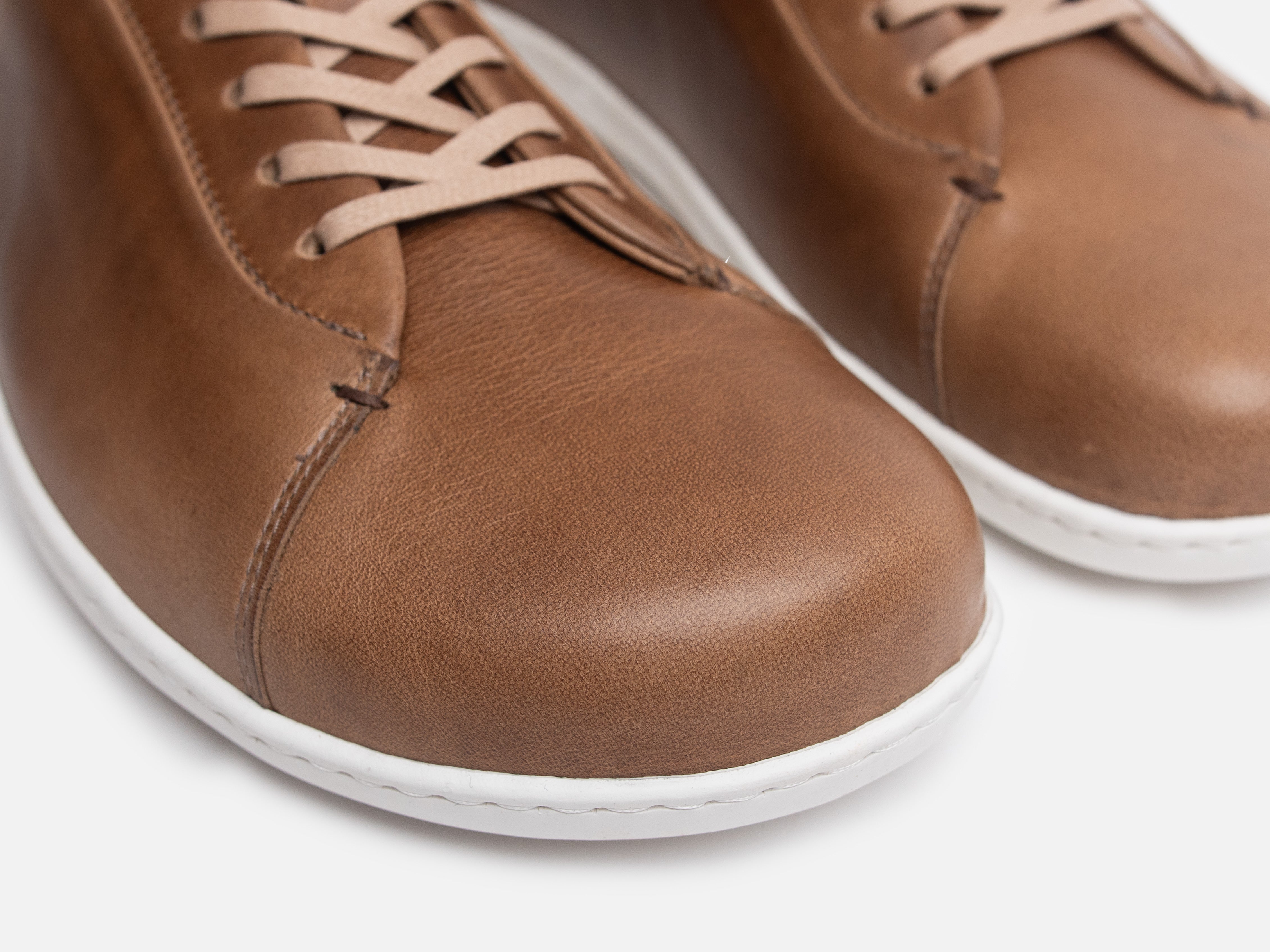Rose Anvil X GORAL SMUGS Barefoot Low Top Horween Natural Leather Sneaker PRE-ORDER - GORAL