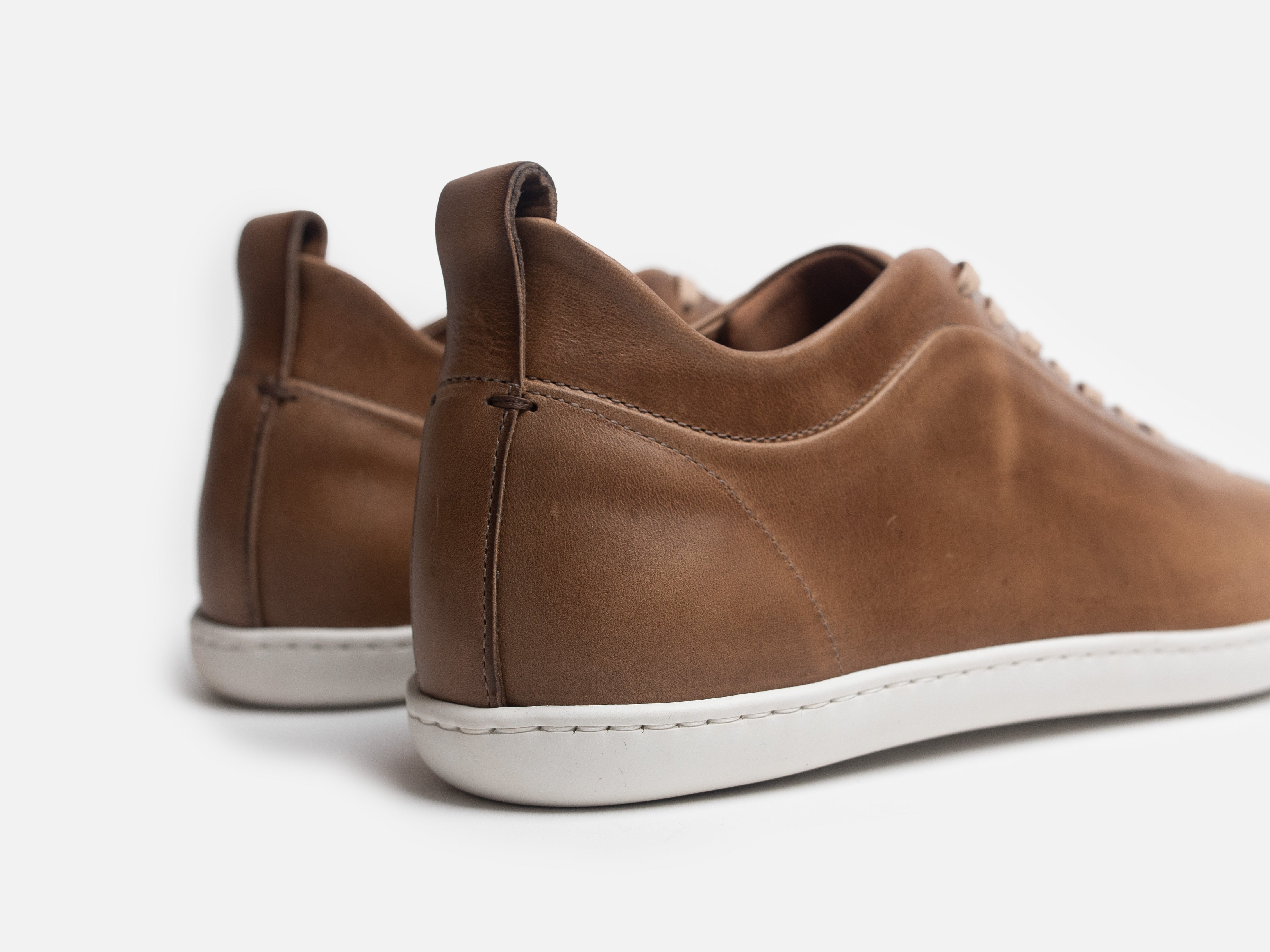 Rose Anvil X GORAL SMUGS Barefoot Low Top Horween Natural Leather Sneaker PRE-ORDER - GORAL