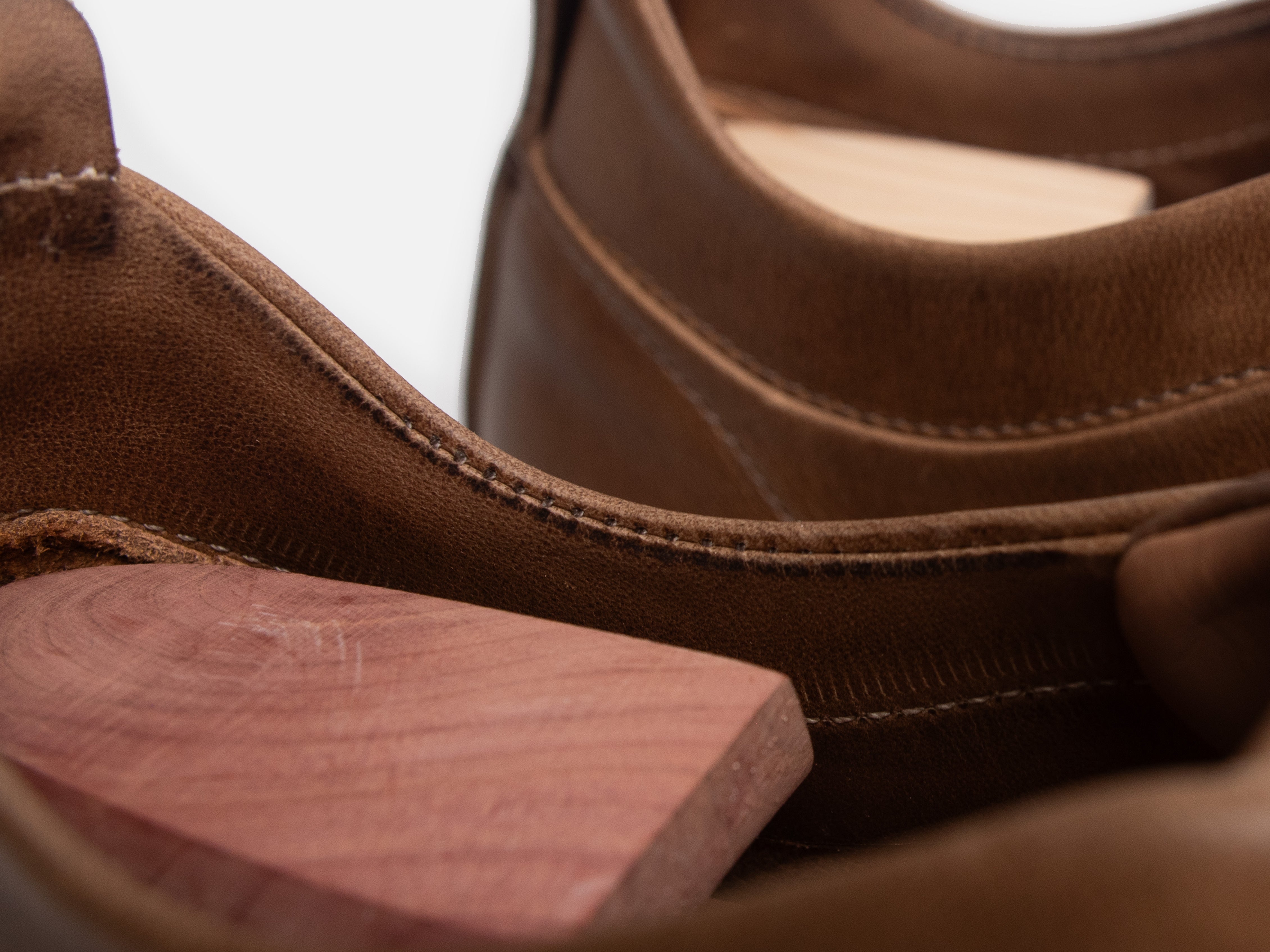 Rose Anvil X GORAL SMUGS Barefoot Low Top Horween Natural Leather Sneaker PRE-ORDER - GORAL