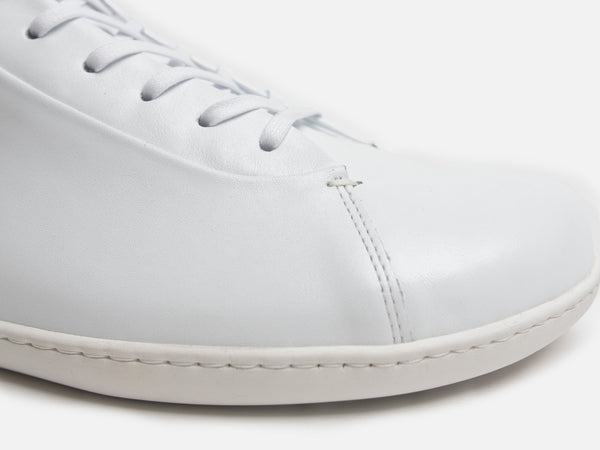 Rose Anvil X GORAL SMUGS Barefoot High Top White Calfskin Leather Sneaker PRE-ORDER - GORAL
