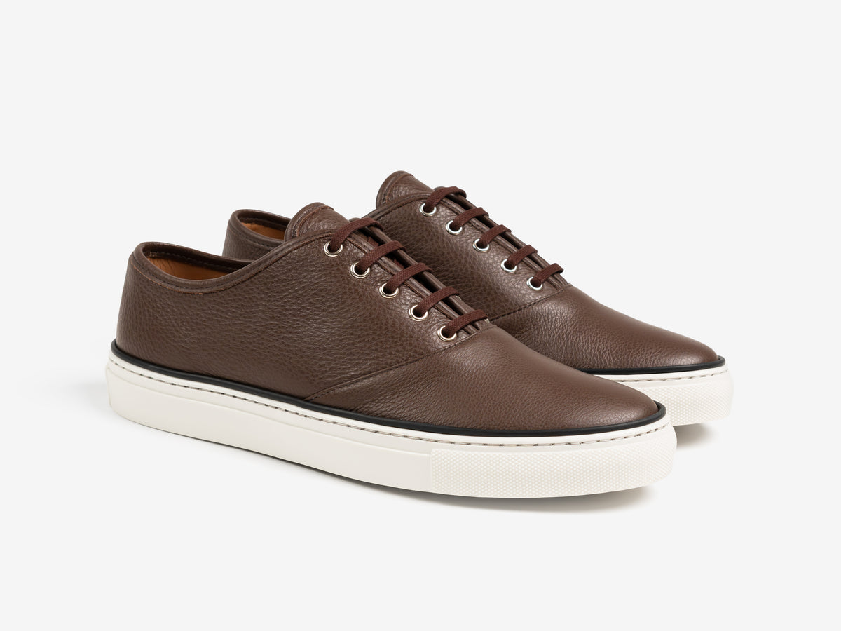 Garmsville by Goral Deck Shoe - Chocolate Brown Mastrotto Adria Leather - GORAL