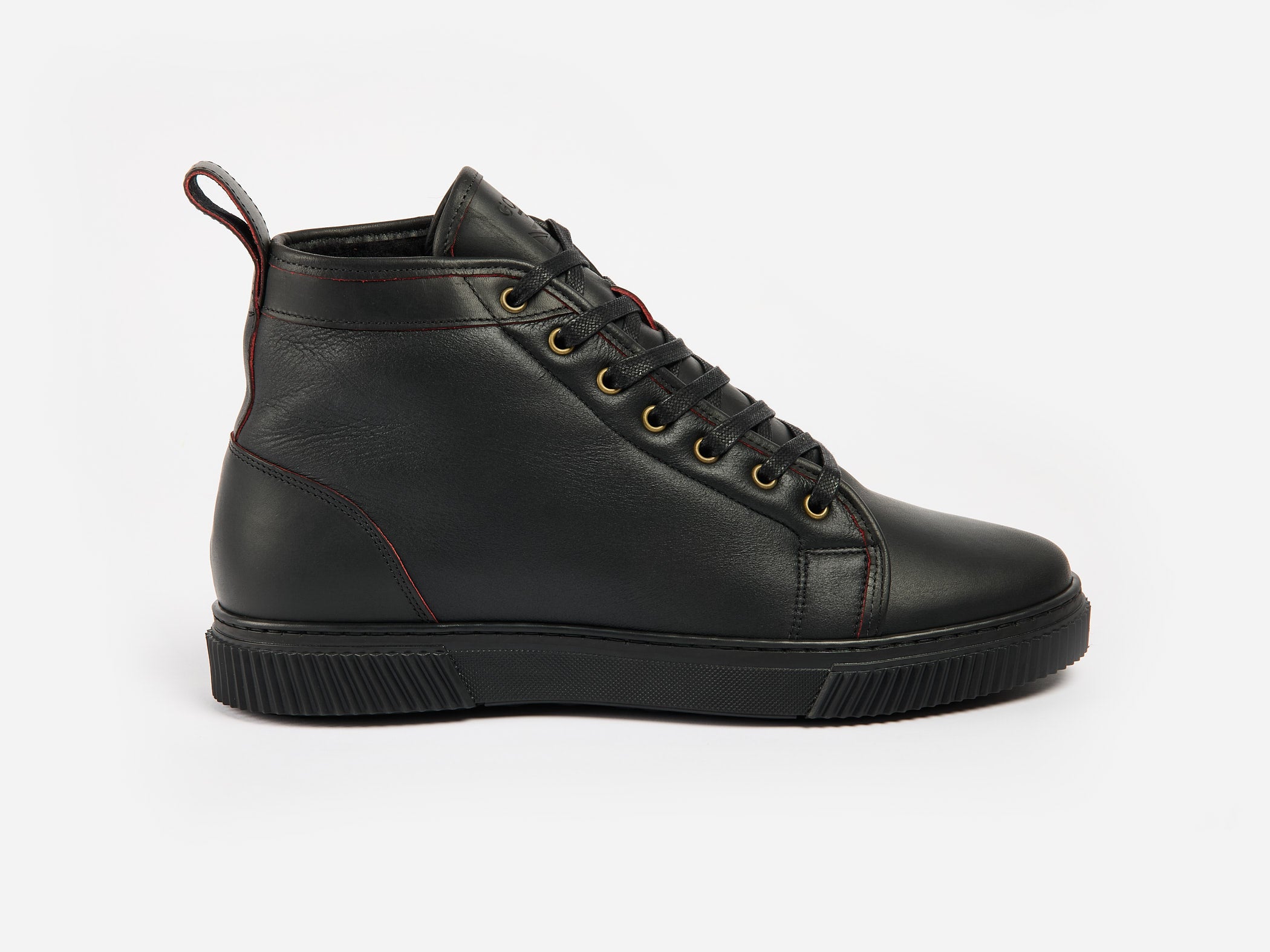 Rose Anvil x GORAL MUGGS 2.0 High Top Shearling Sneakers - Blood Core Leather Winter Sole PRE-ORDER - GORAL