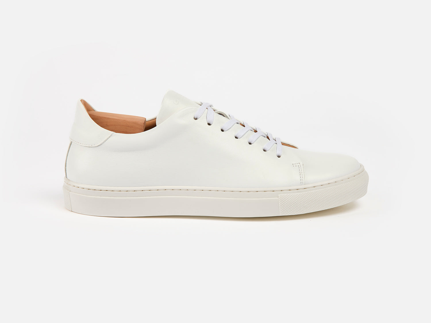 The Mellor II Sneakers - Calfskin Nappa White Leather - GORAL