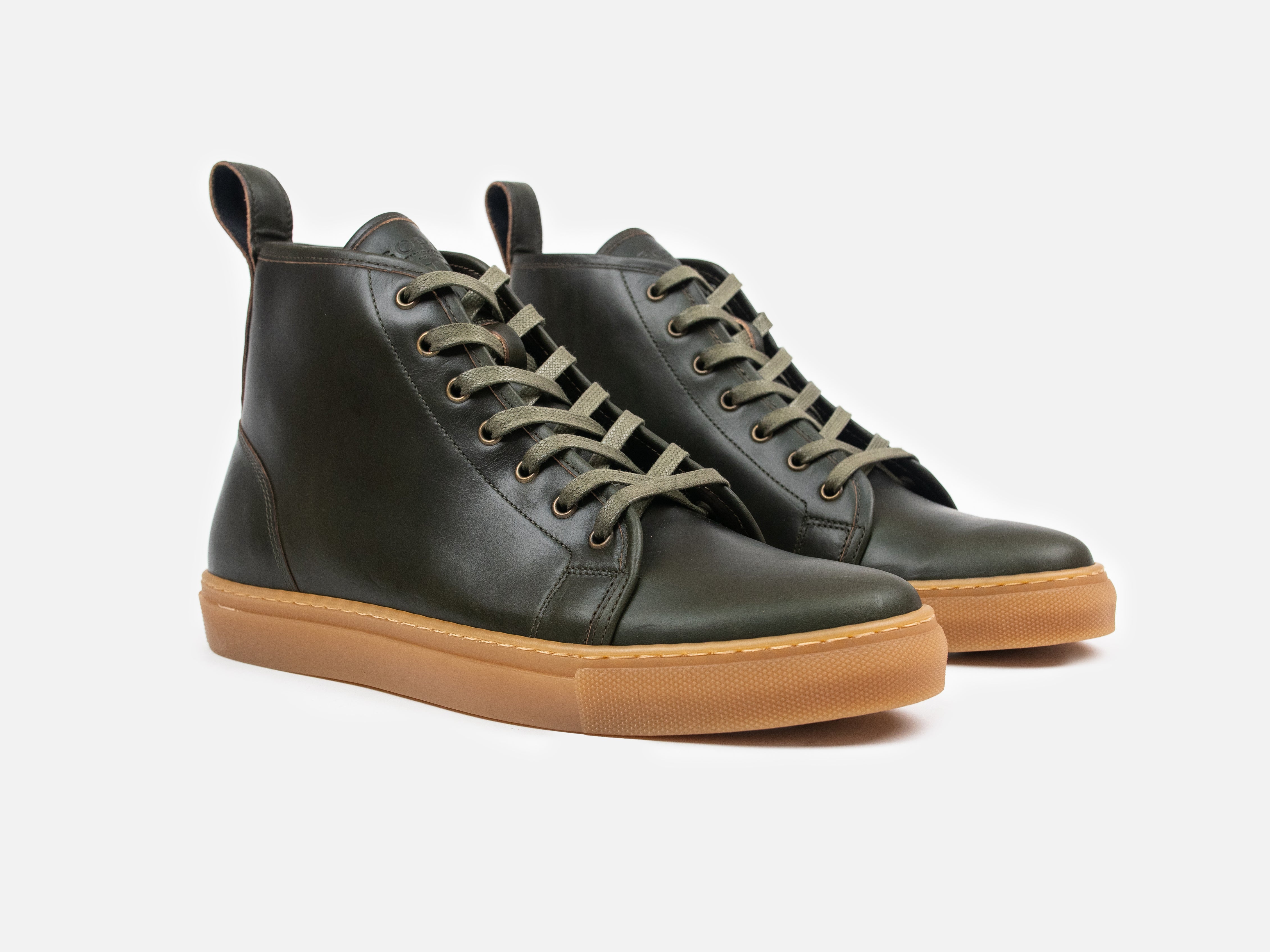 Rose Anvil X GORAL SMUGS High Top Sneaker 2.0 - Horween Forest PRE-ORDER