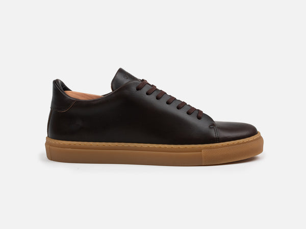 The Mellor II Sneaker - Horween Dark Brown Leather - GORAL