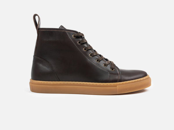 Rose Anvil X GORAL SMUGS High Top Sneaker 2.0 - Horween Dark Brown PRE-ORDER - GORAL