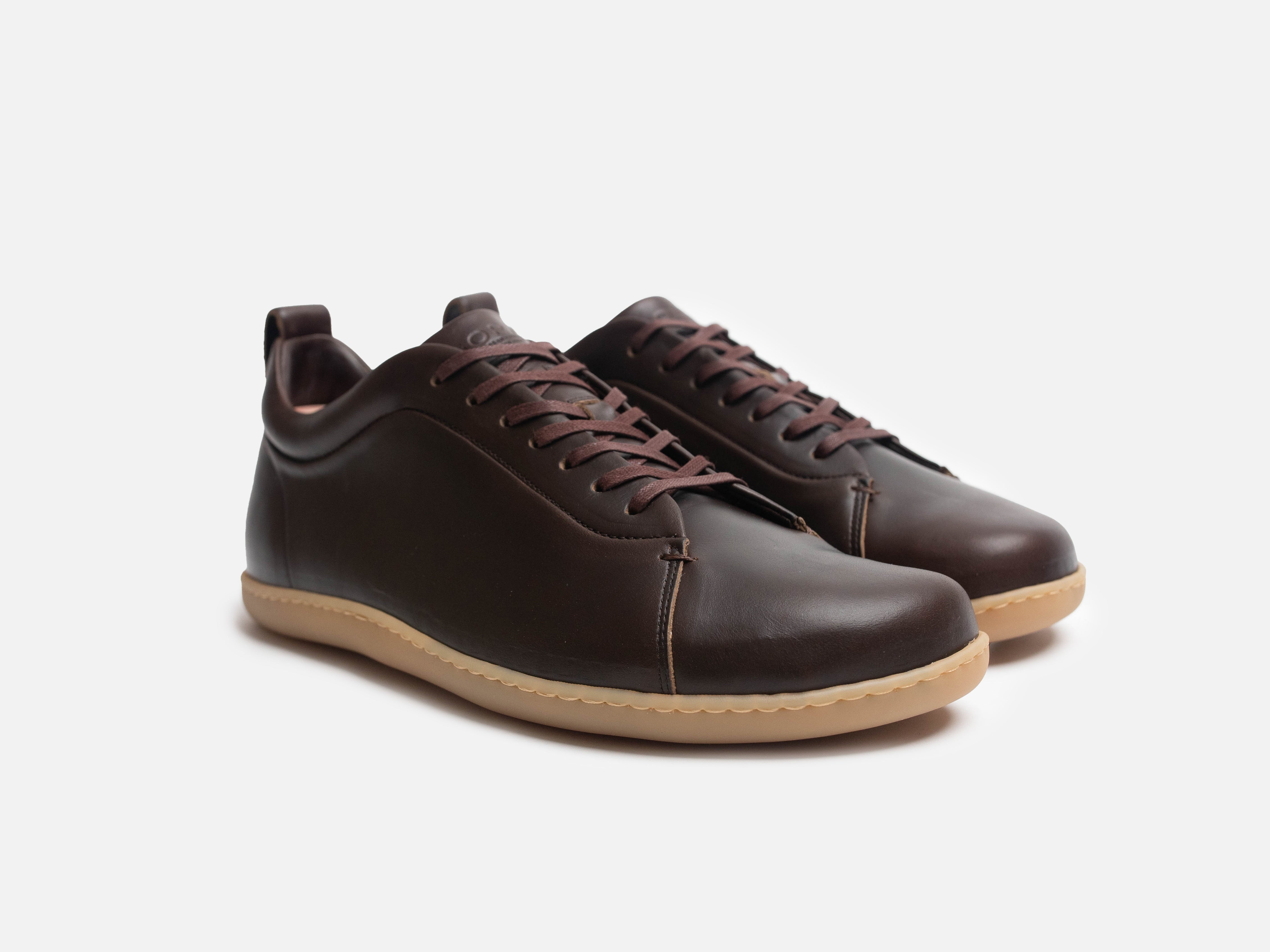Rose Anvil X GORAL SMUGS Barefoot Low Top Horween Dark Brown Leather Sneaker PRE-ORDER - GORAL
