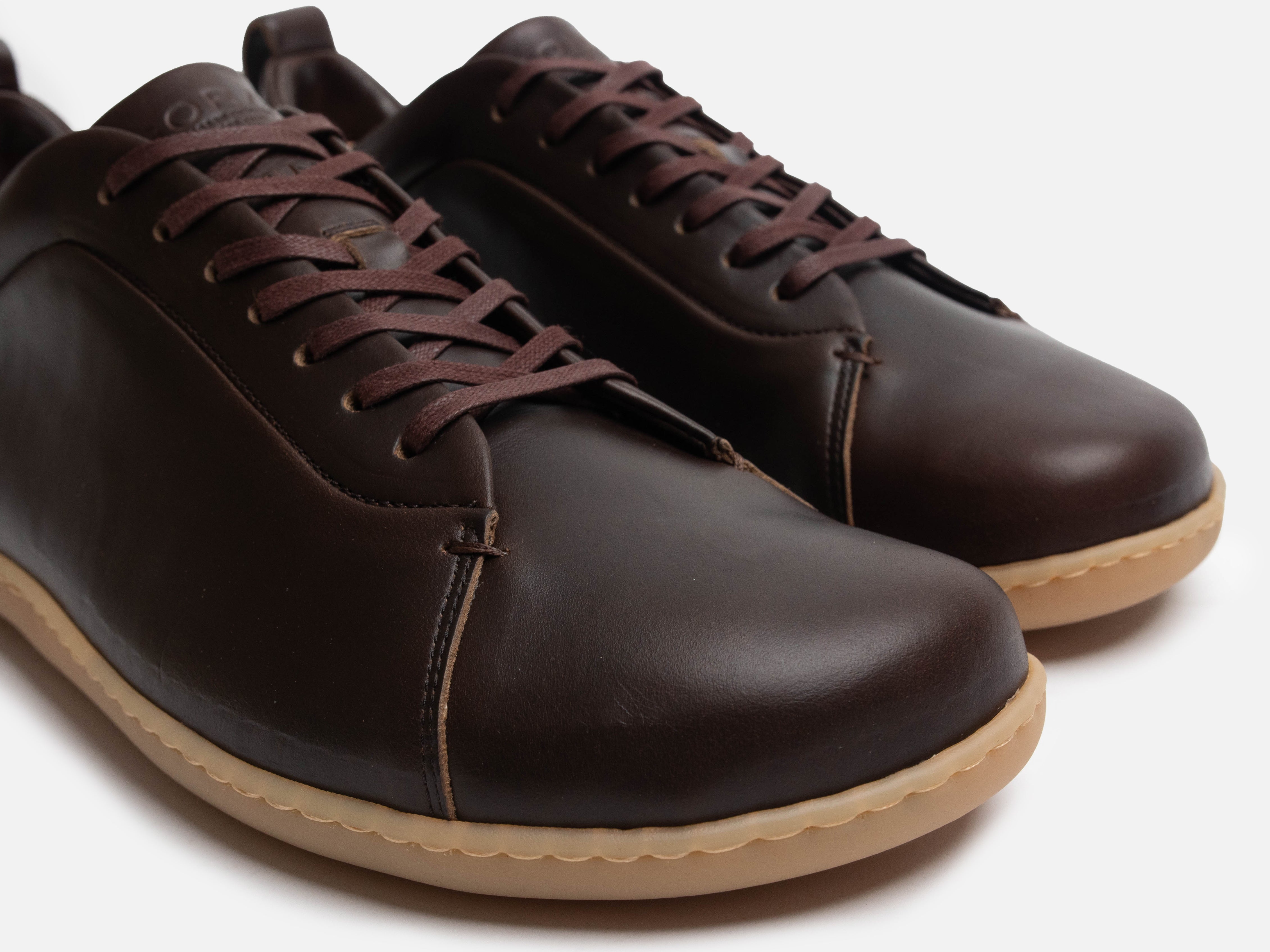Rose Anvil X GORAL SMUGS Barefoot Low Top Horween Dark Brown Leather Sneaker PRE-ORDER - GORAL
