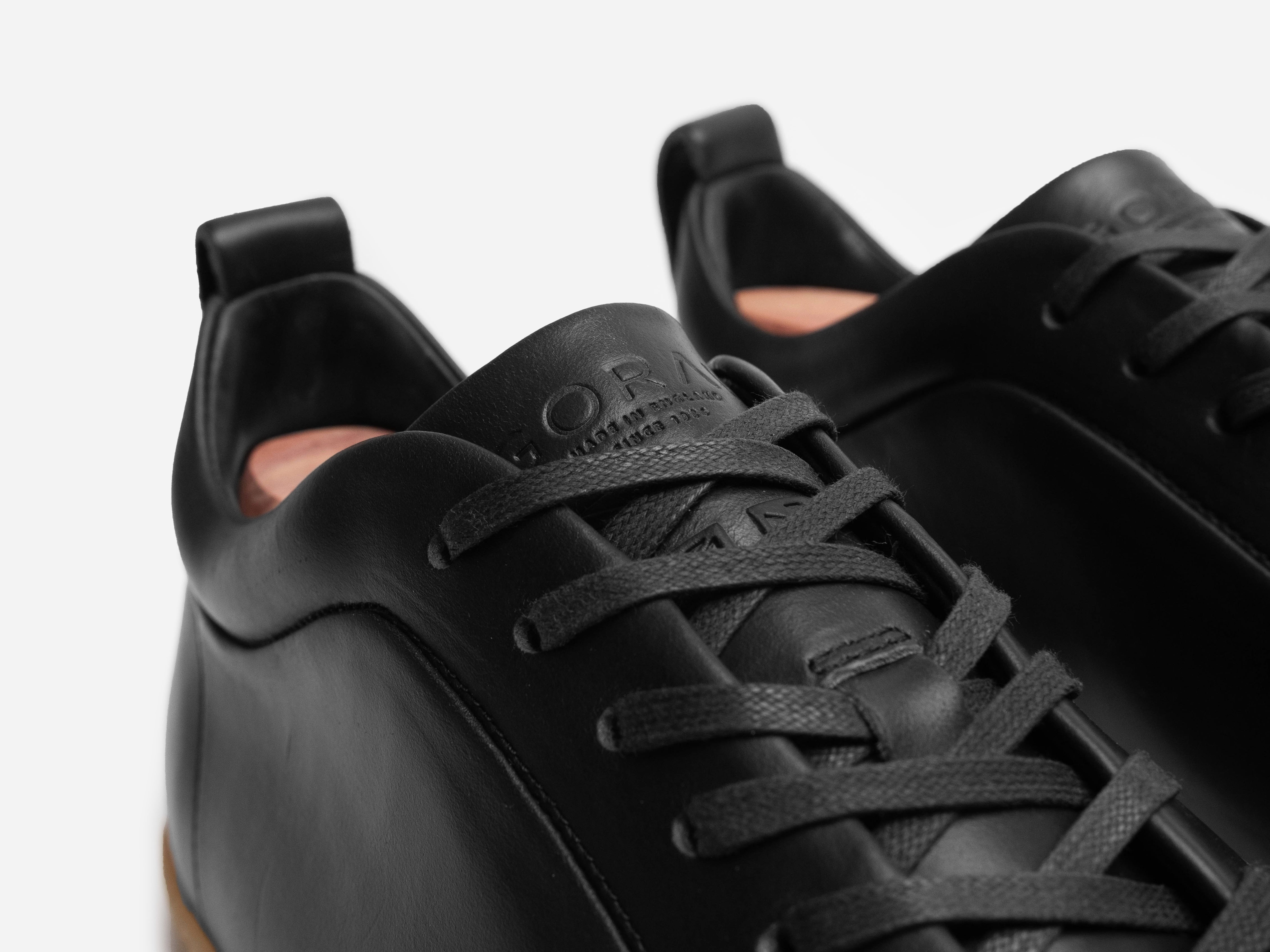 Rose Anvil X GORAL SMUGS Barefoot Low Top Horween Black Leather Sneaker PRE-ORDER - GORAL