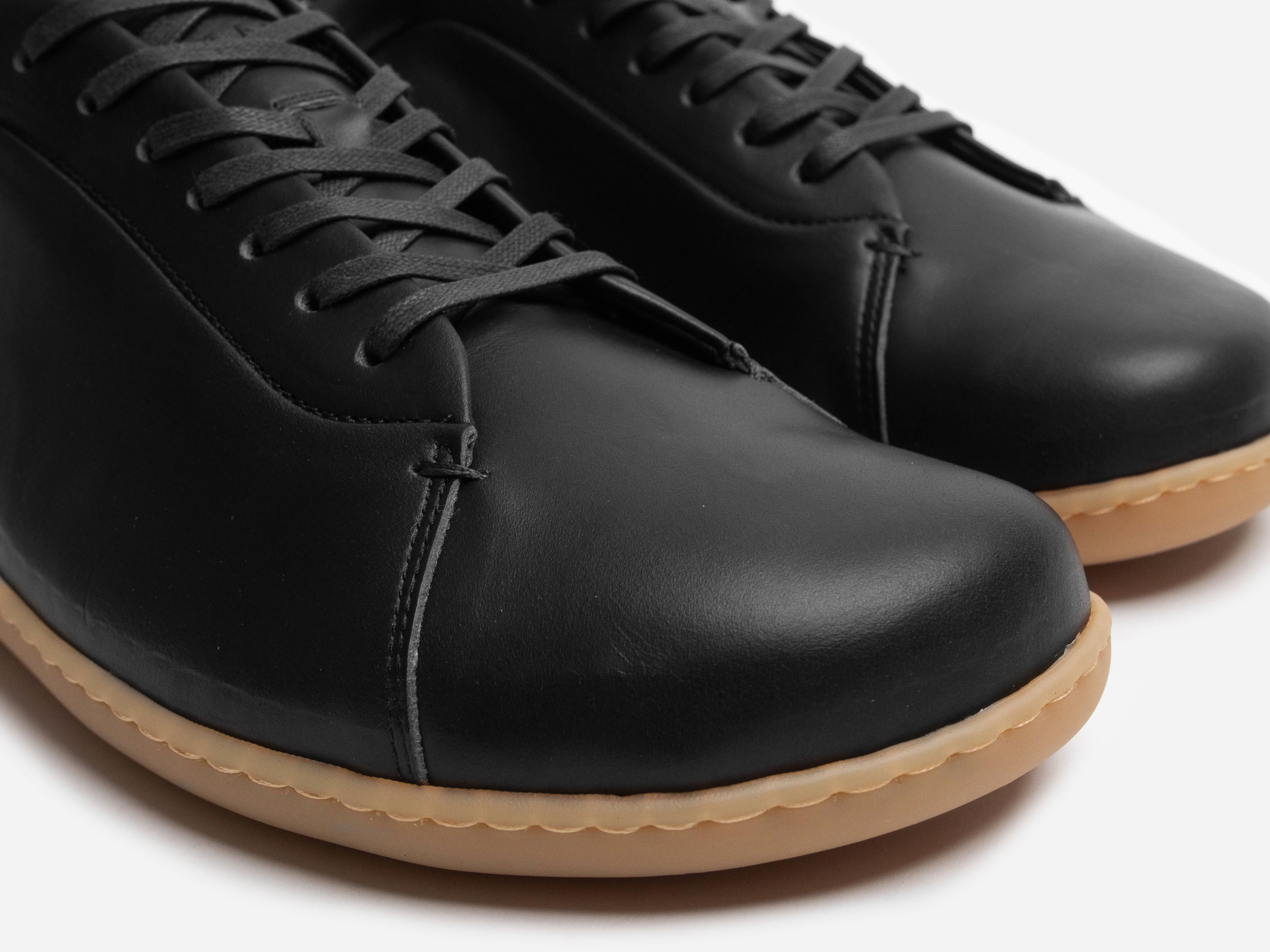 Rose Anvil X GORAL SMUGS Barefoot Low Top Horween Black Leather Sneaker PRE-ORDER - GORAL