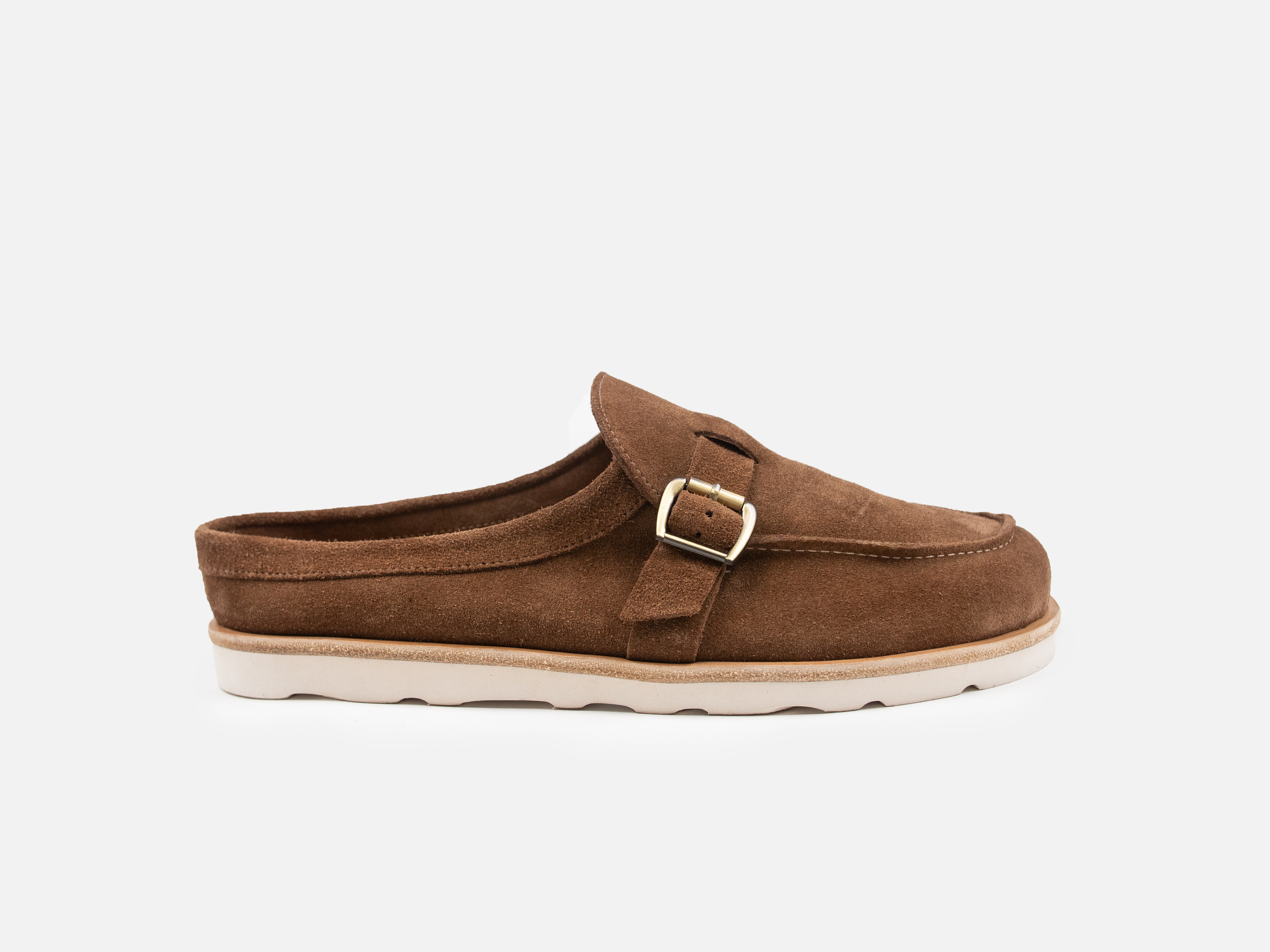 Barefoot Mules - Chestnut Go Rain Suede Leather - GORAL