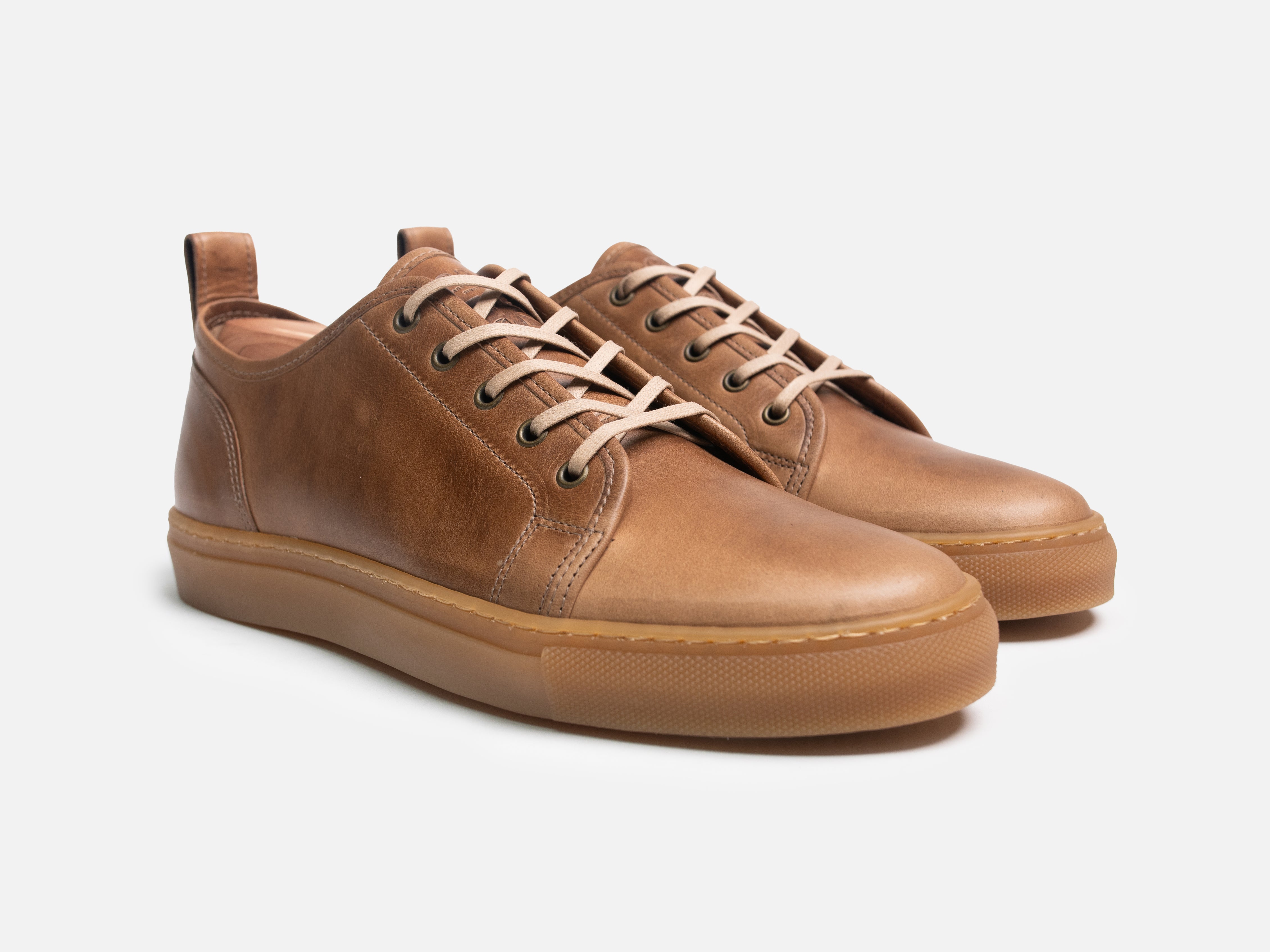 Rose Anvil X GORAL SMUGS Low Top Sneaker - Horween Natural PRE-ORDER - GORAL