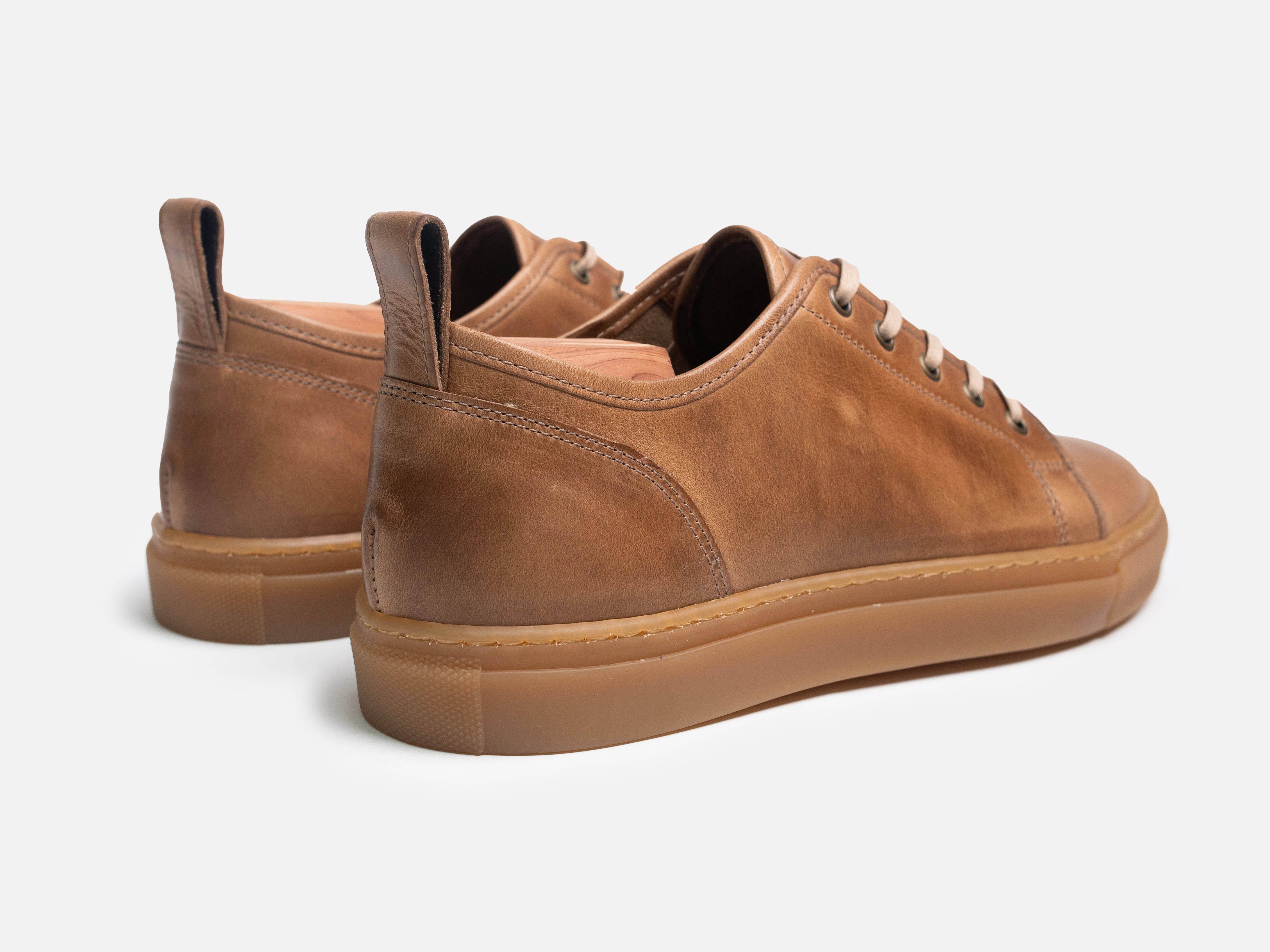 Rose Anvil X GORAL SMUGS Low Top Sneaker - Horween Natural PRE-ORDER - GORAL