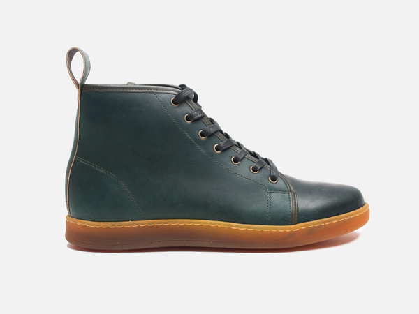 Rose Anvil X GORAL SMUGS High Top Sneaker 2.0 - Shell Cordovan Reverse Black - GORAL