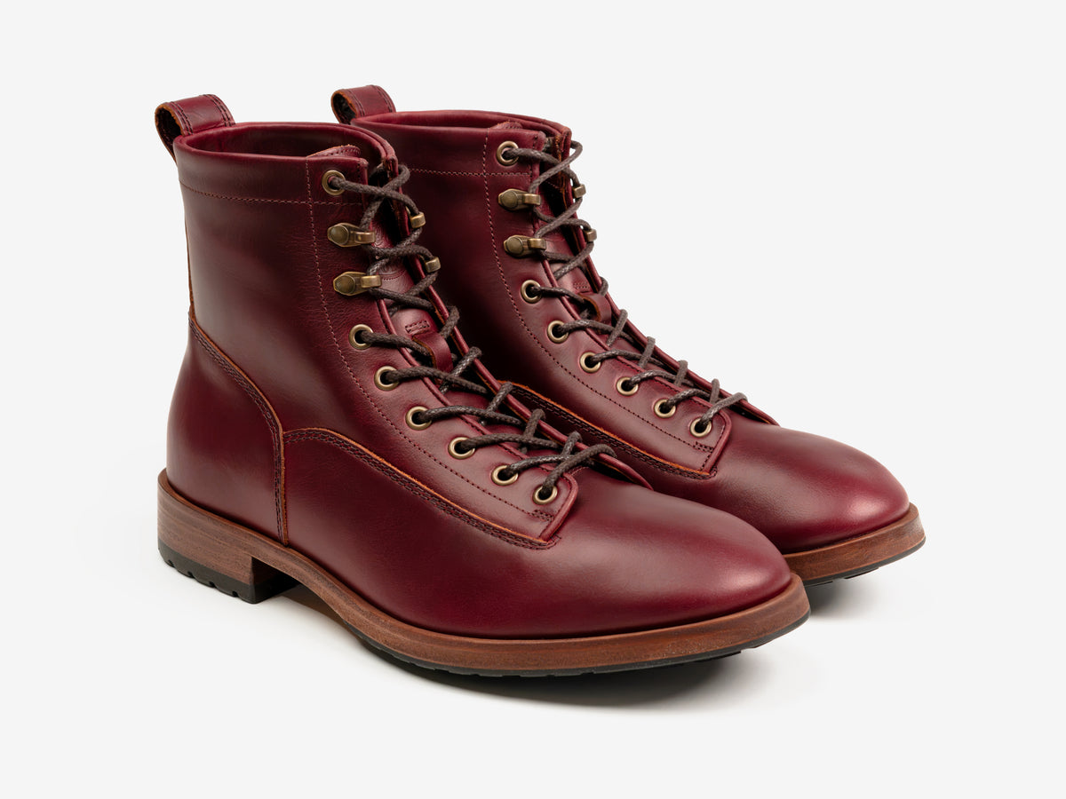 SONORA Boot Patina Times X GORAL - Virginia Oxblood Leather