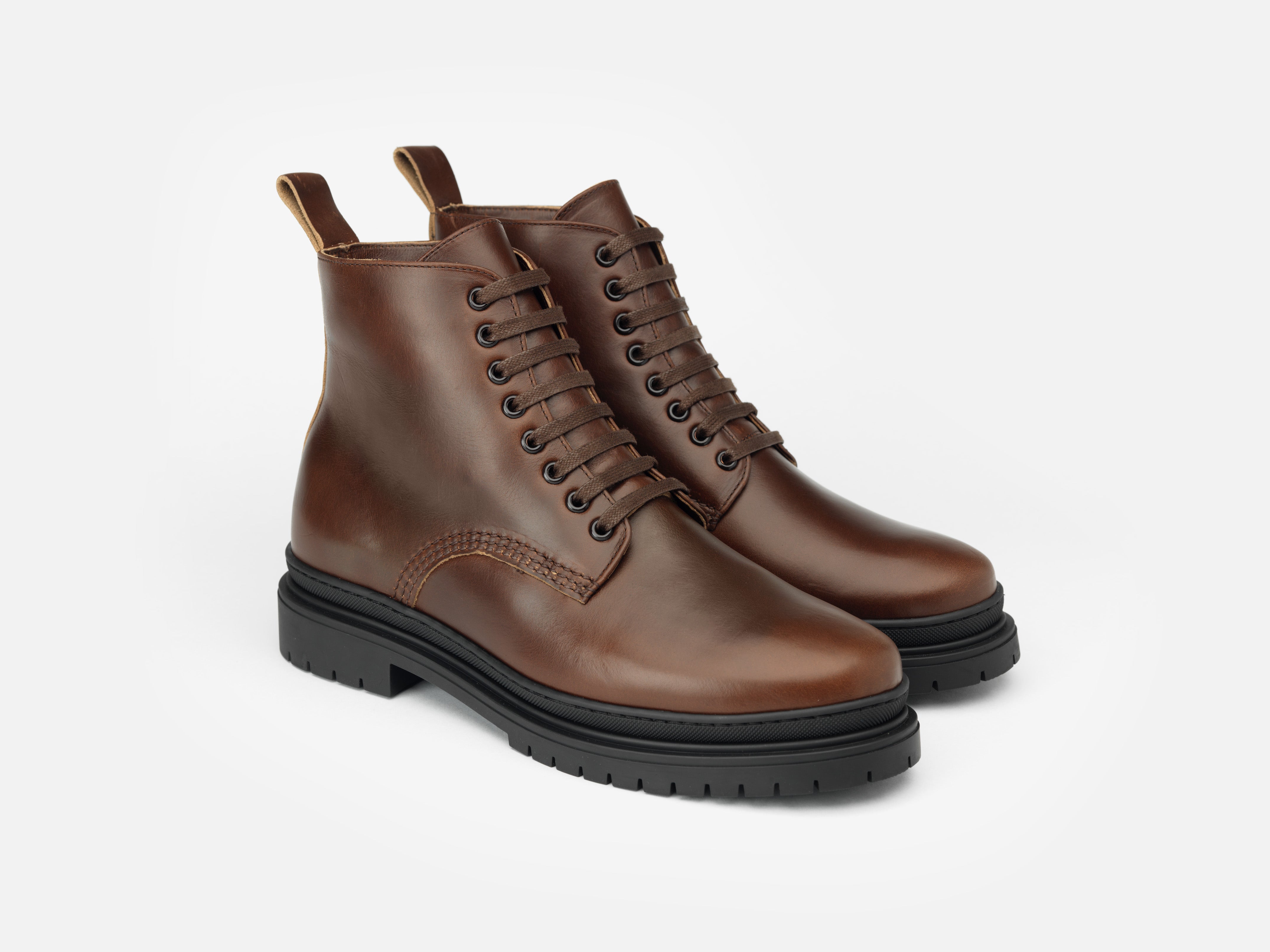 The Sharman Boot - Horween Dark Brown Leather - GORAL